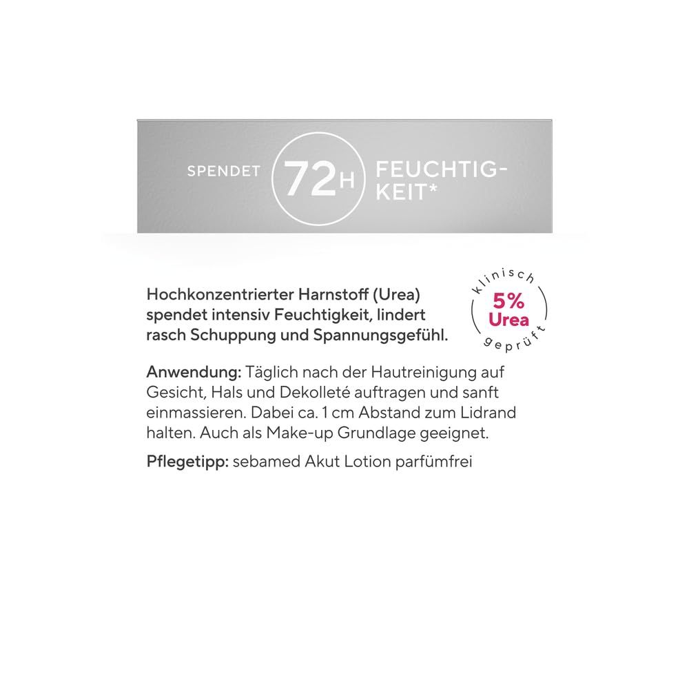 Text auf weißem Hintergrund. Überschrift: Hochkonzentrierter Harnstoff (Urea). Beschreibung der Anwendung und Pflegehinweis.