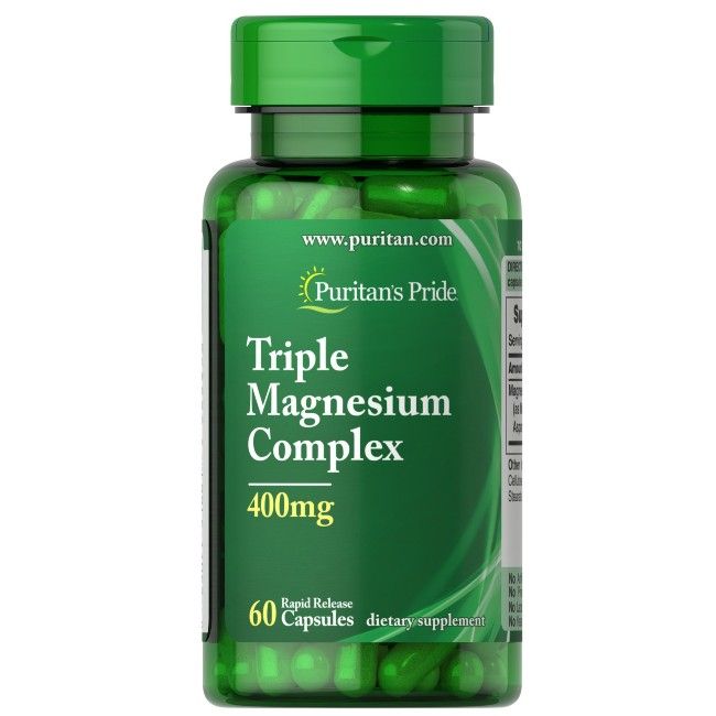 Puritan's Pride Dreifach-Magnesium-Komplex 400 mg