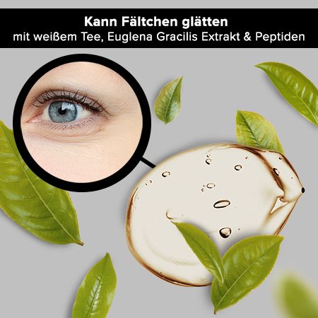 RAU Cosmetics White Tea Eye Cooling Gel - Zarte, kühlende Anti-Aging Pflege für die Augenpartie