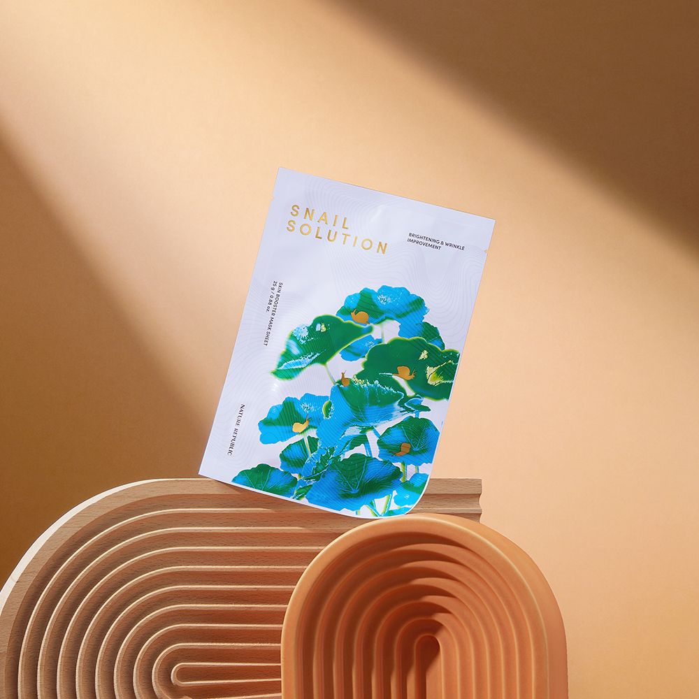 NATURE REPUBLIC Snail Solution Skin Booster Sheet Face Mask