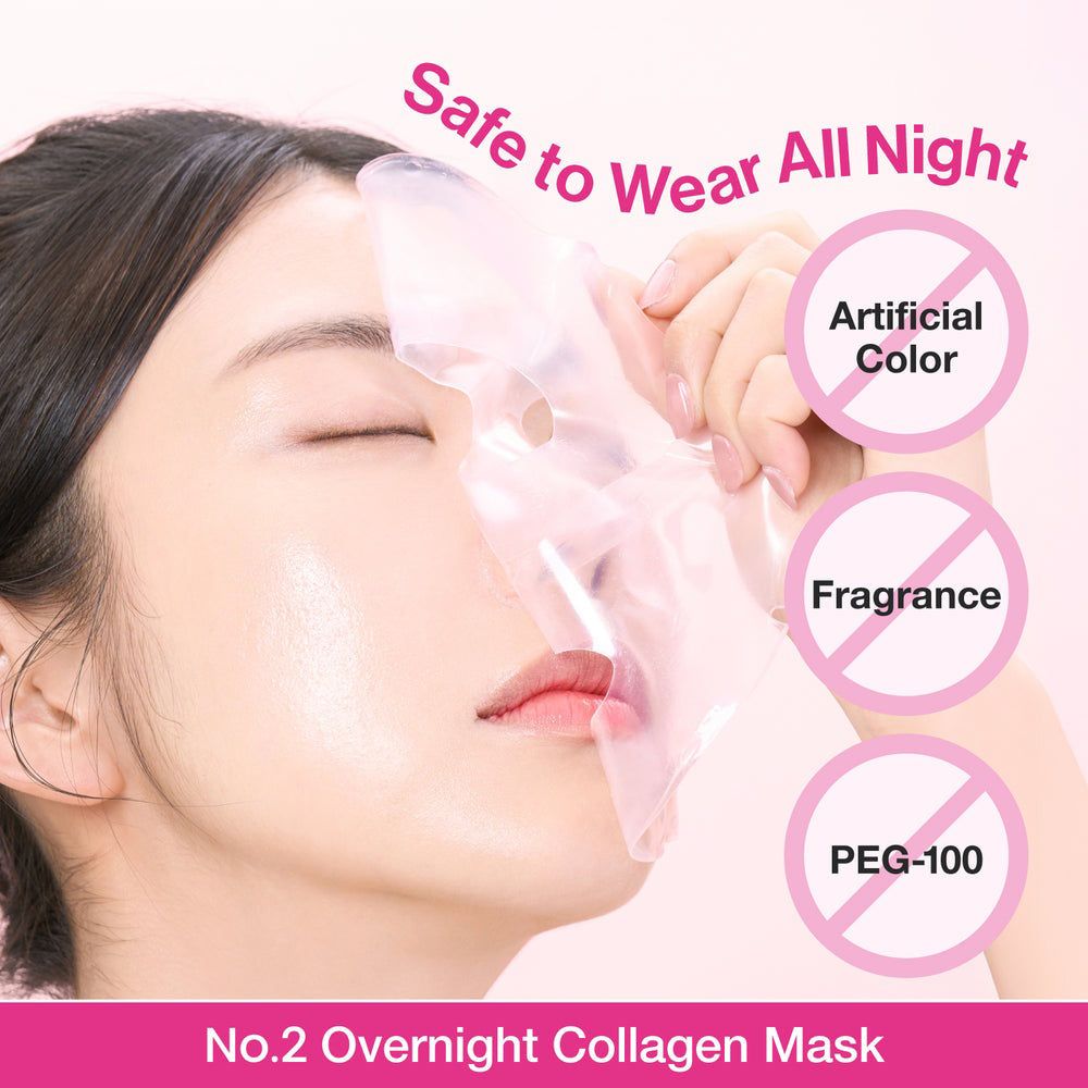 NUMBUZIN Nr.2 Rose PDRN Overnight Collagen Hydrogel-Maske