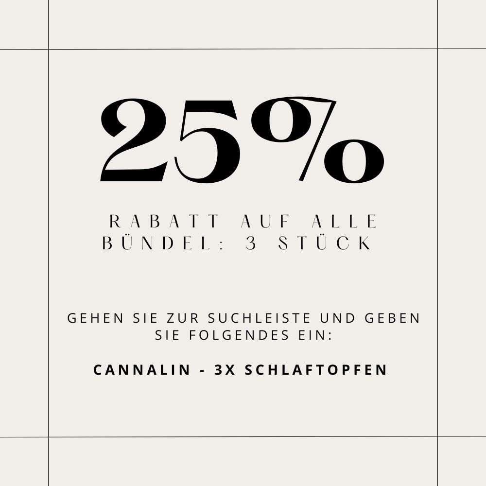 Cannalin - Schlaftopfen mit CBN und Melatonin - 5%