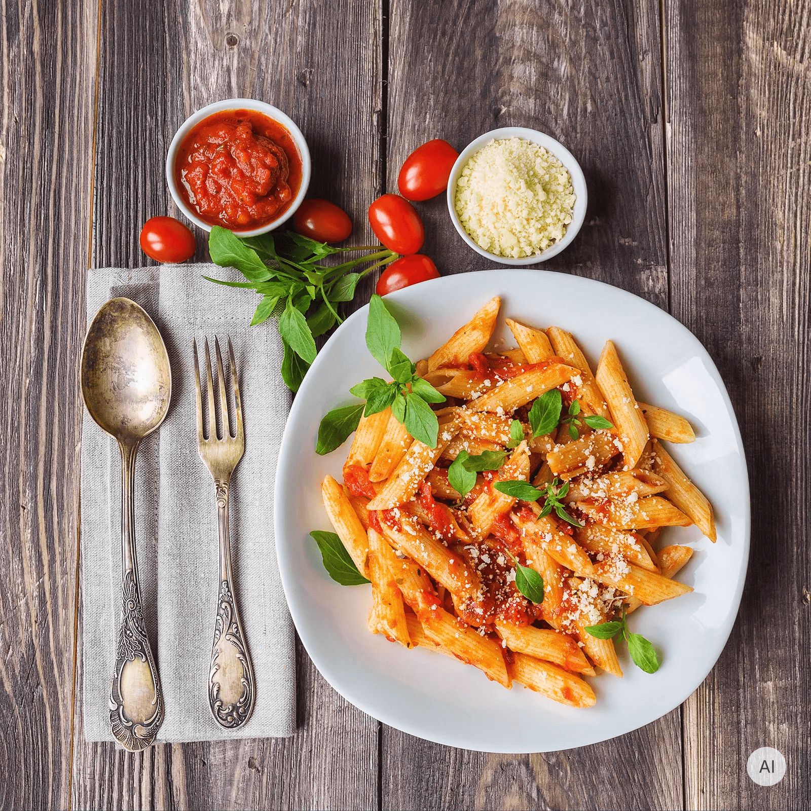 Locawo High Protein & Lower Carb Fusilli Tricolore Nudeln in einer transparenten Verpackung mit Nährwertangaben.