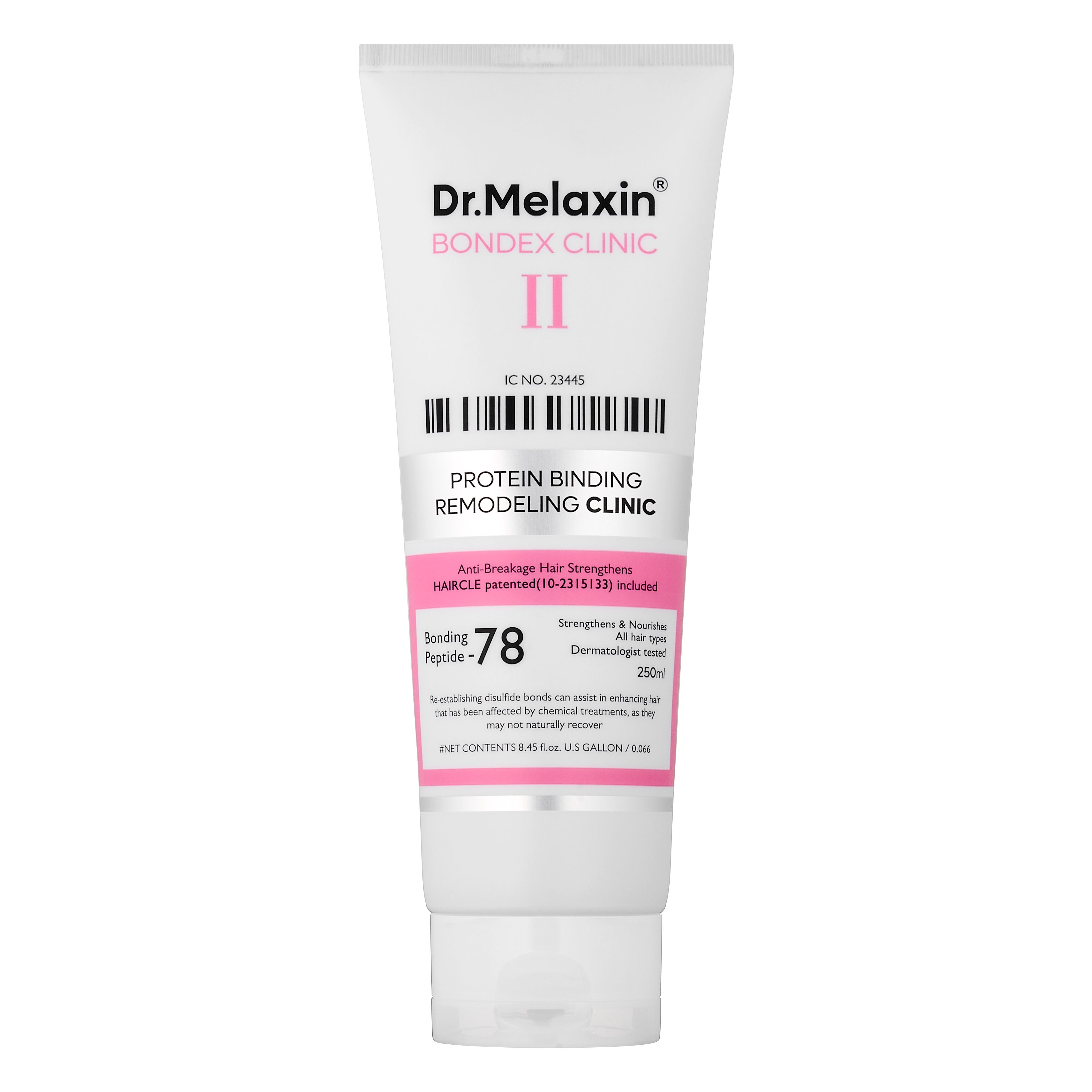 Dr. Melaxin Bondex Clinic II Protein Bonding Remodeling Clinic Tube, 250ml.