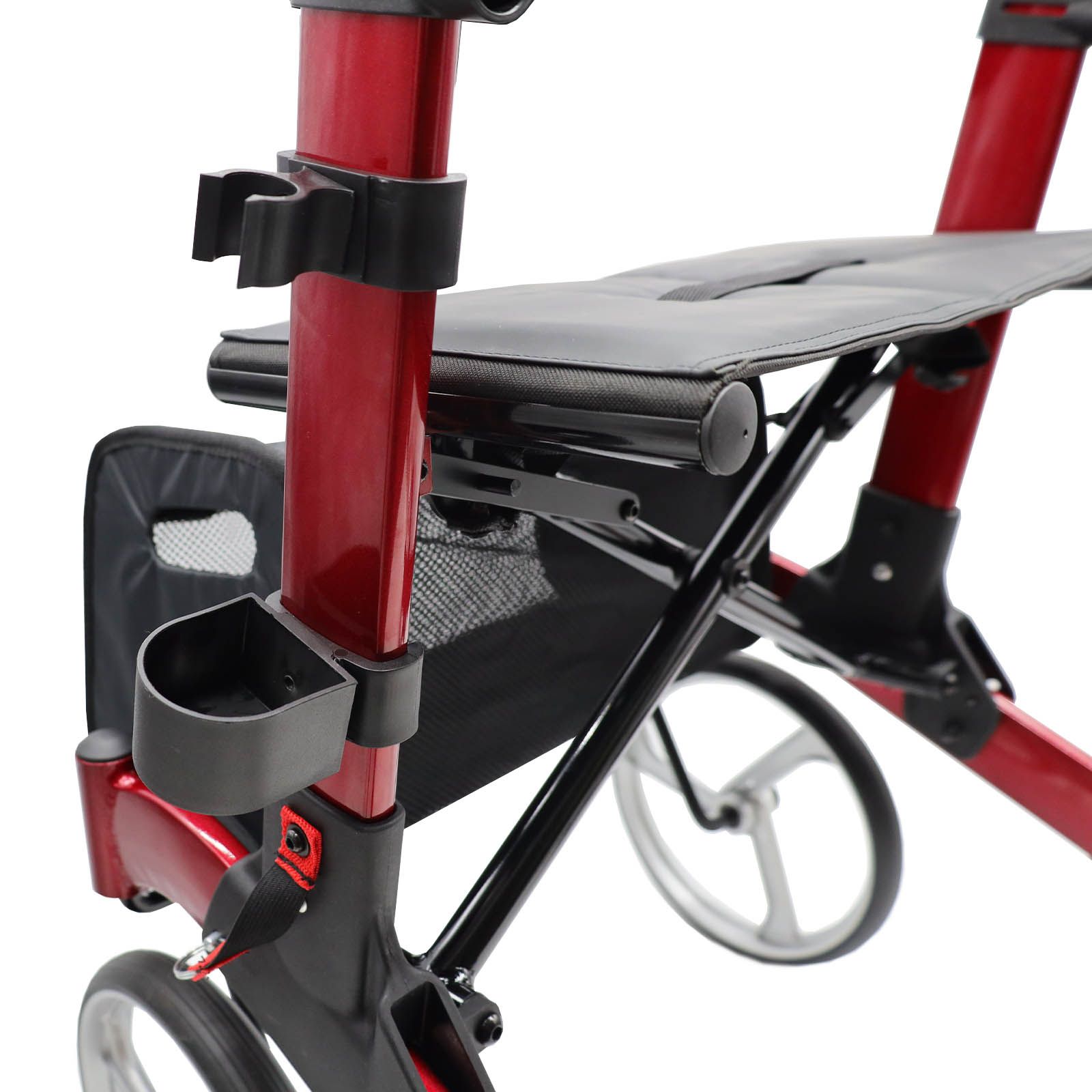 Bescomedical Reise Rollator COMPACT - zweifach klappbarer Leichtgewichtrollator