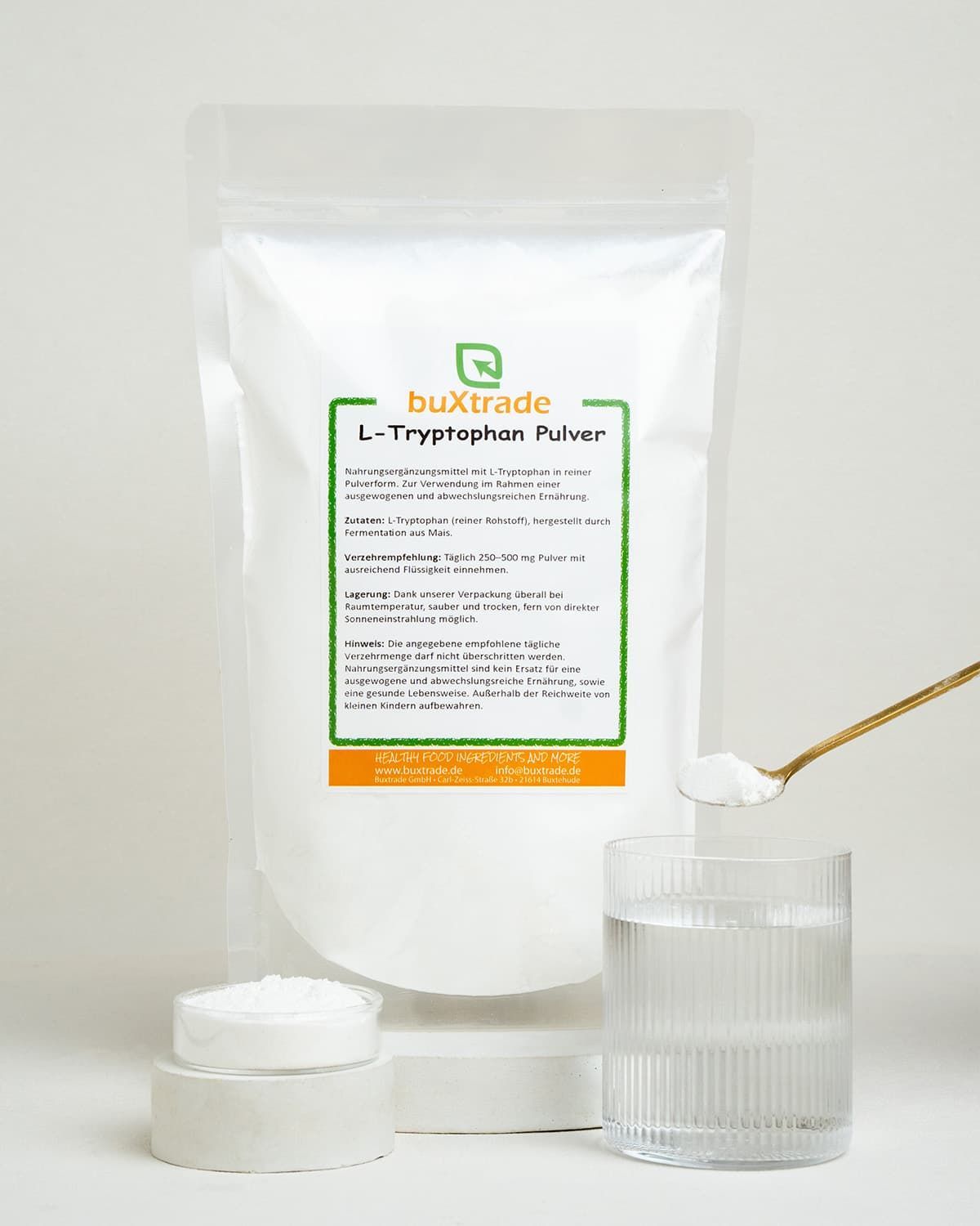 buXtrade L-Tryptophan 100% reines Pulver