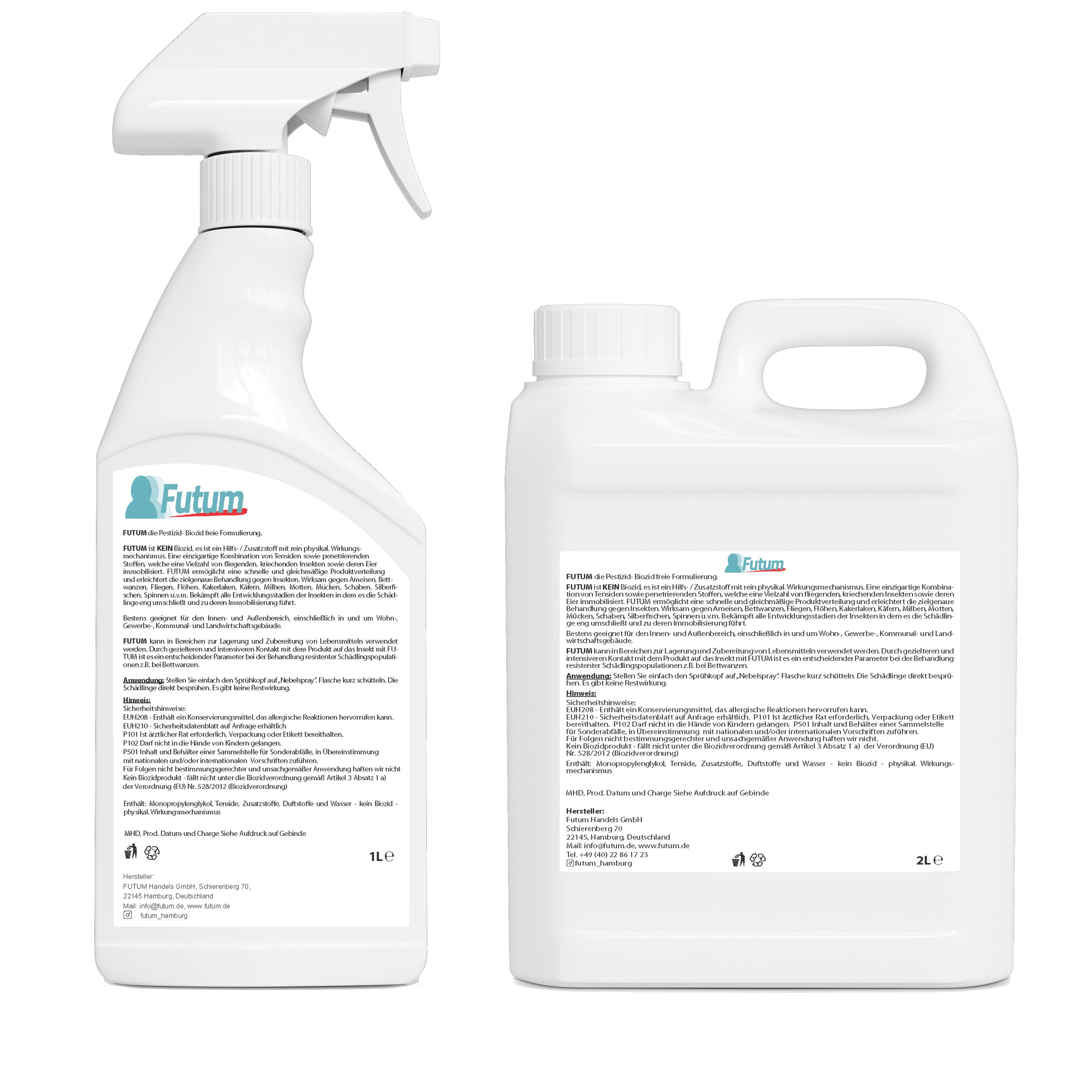 FUTUM 2L + 1L Zecken- / Mückenspray