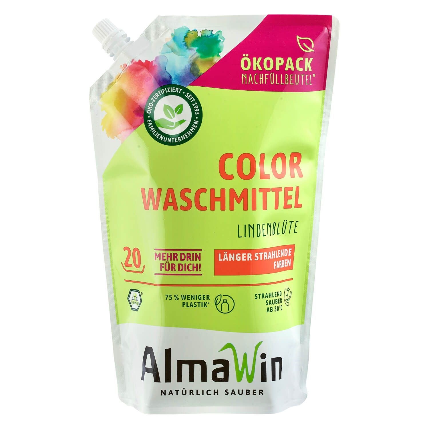 AlmaWin - Color Waschmittel Lindenblüte flüssig