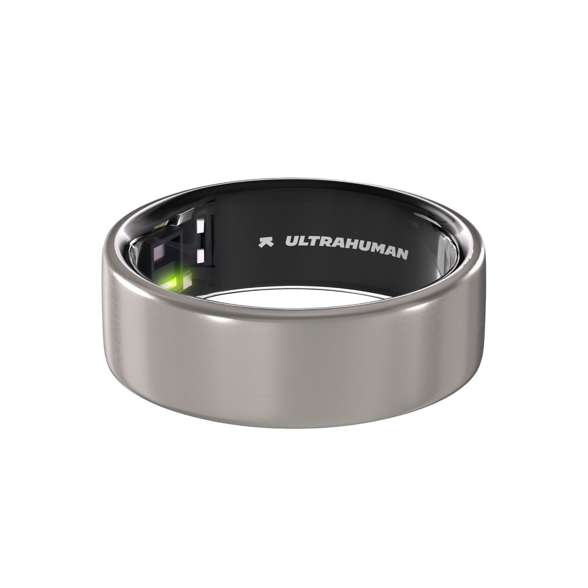 Ultrahuman AIR Smart Ring, Raw Titanium- Größe 8