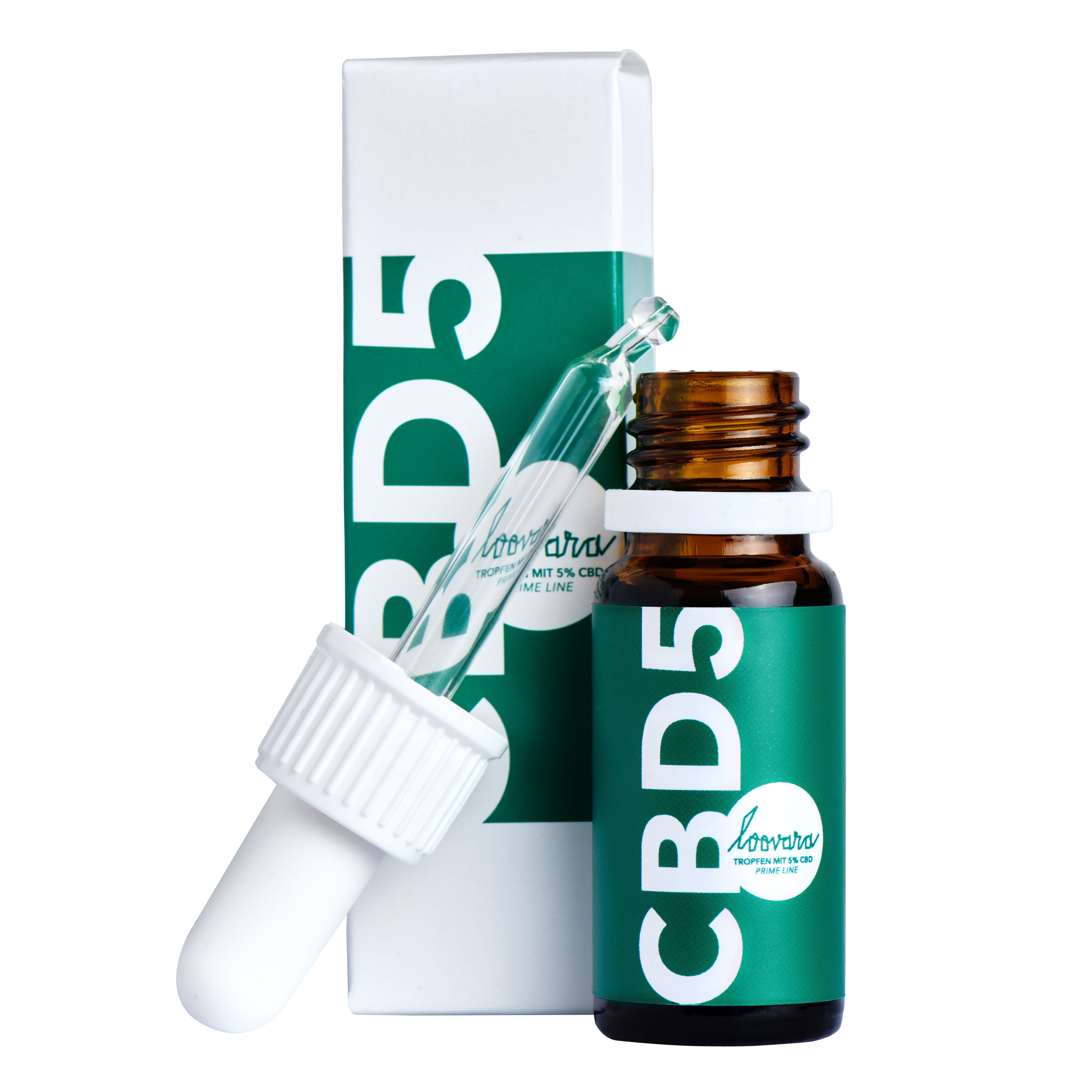Loovara CBD-Öl 5% - CBD5 -  mit Cannabis Sativa Extrakt und Vitamin E