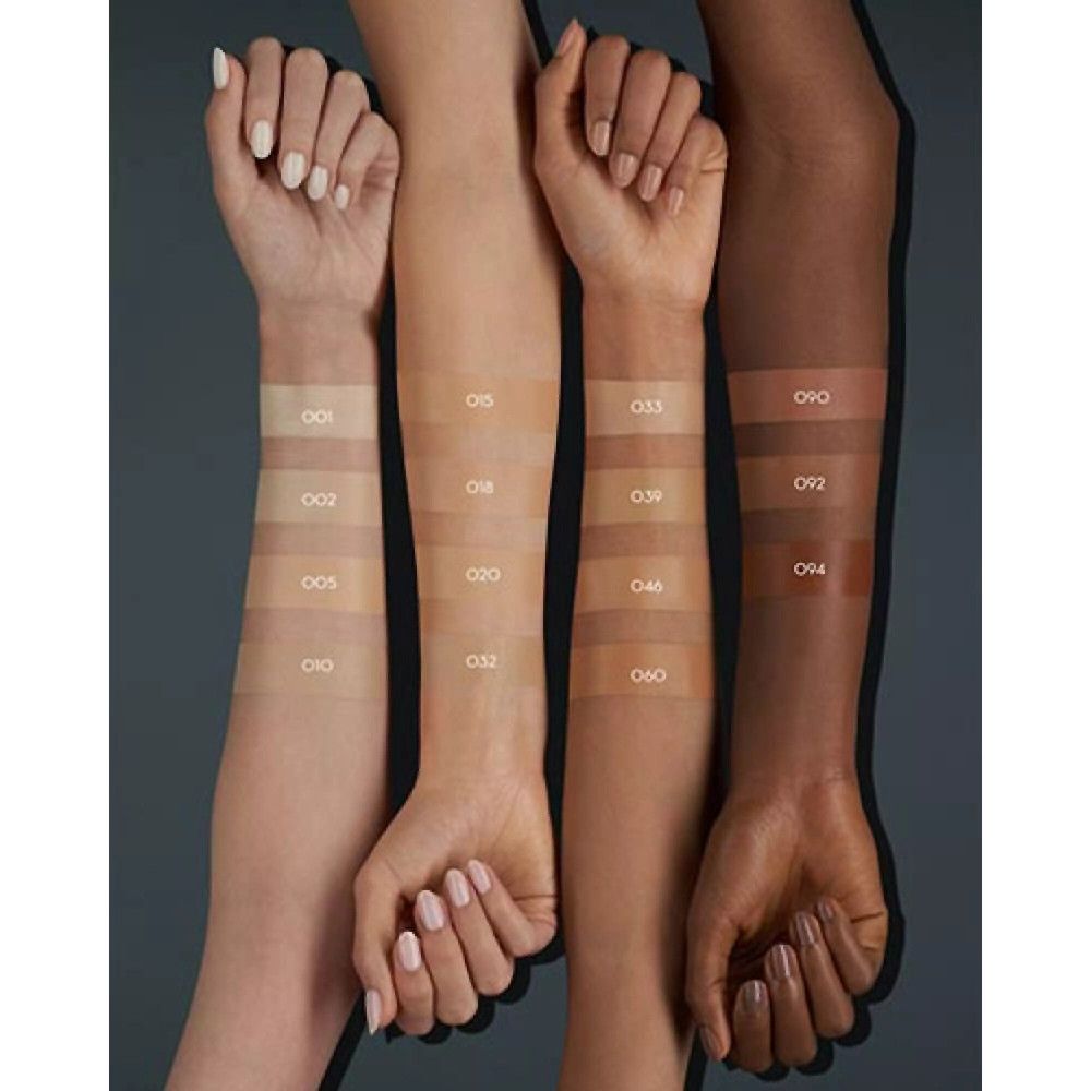 Arme mit Concealer-Swatches in verschiedenen Hauttönen. Text: Catrice.