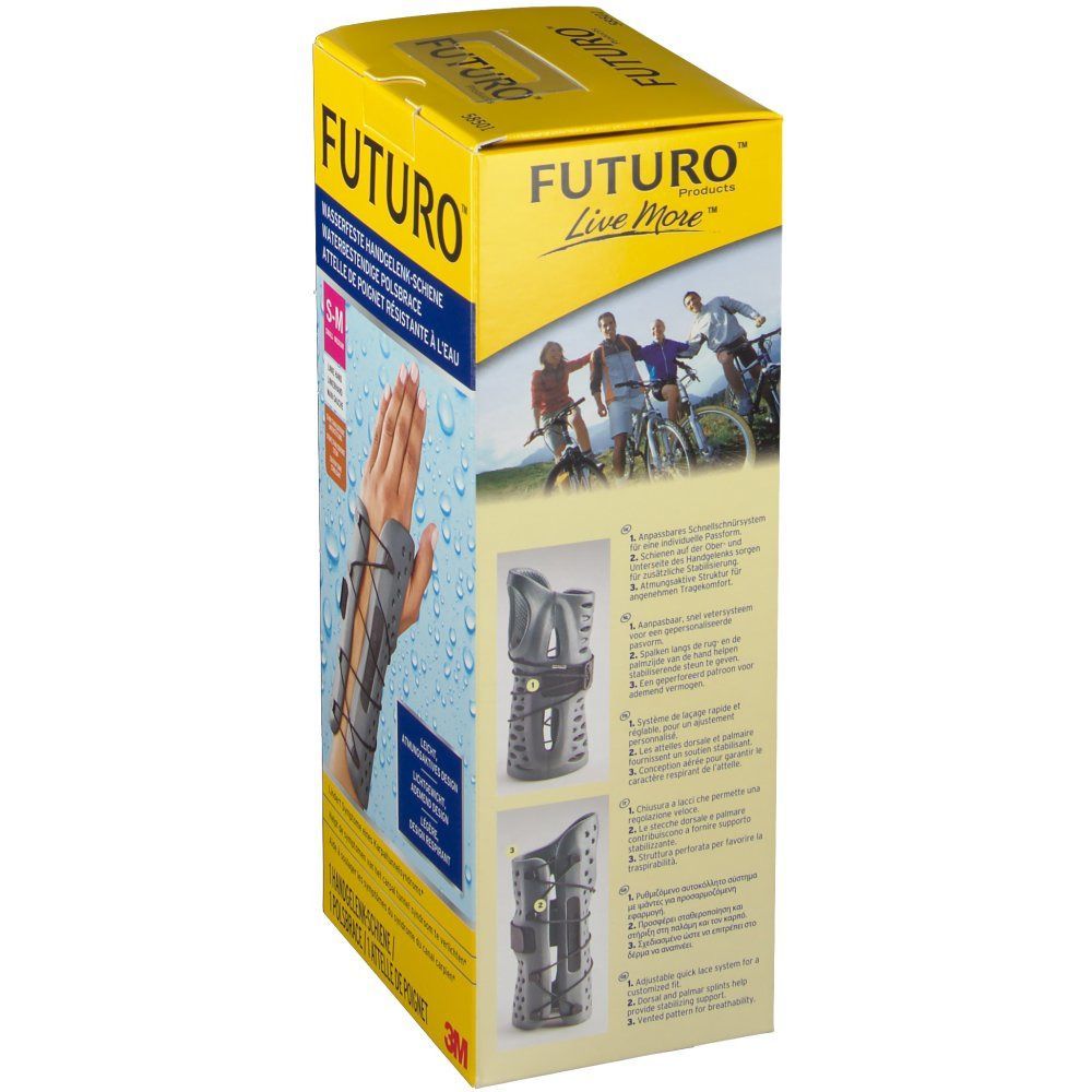 FUTURO wasserfeste Handgelenk-Schiene links S-M