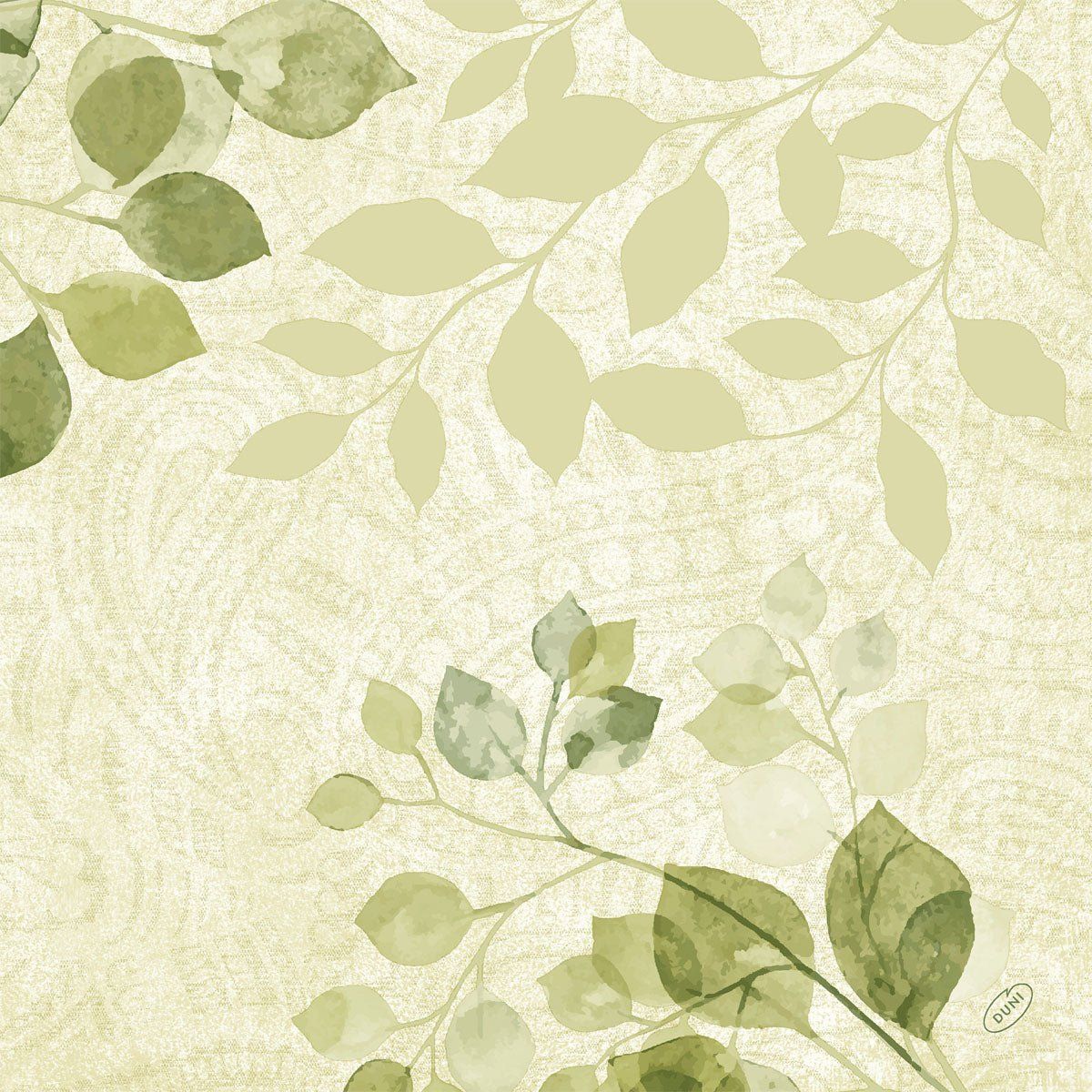 Bio-Dunisoft Servietten 40x40 Paisley Leaves Design