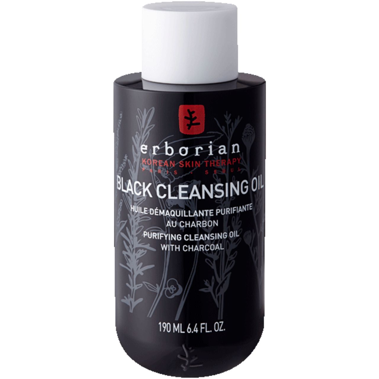 Erborian Korean Skin Therapy Paris Seoul Black Cleansing Oil
