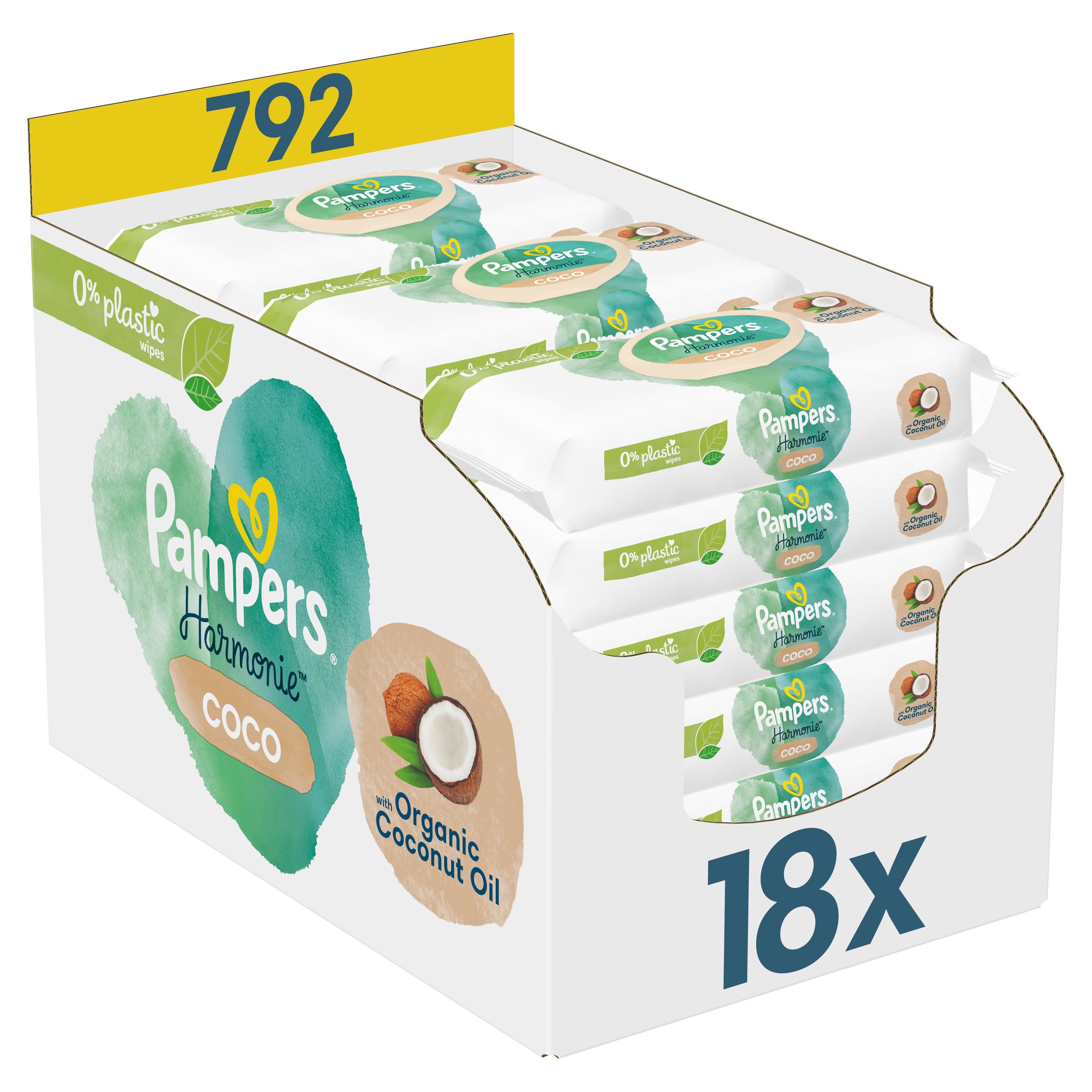 Pampers - Feuchttücher "Harmonie Coco" 792St.
