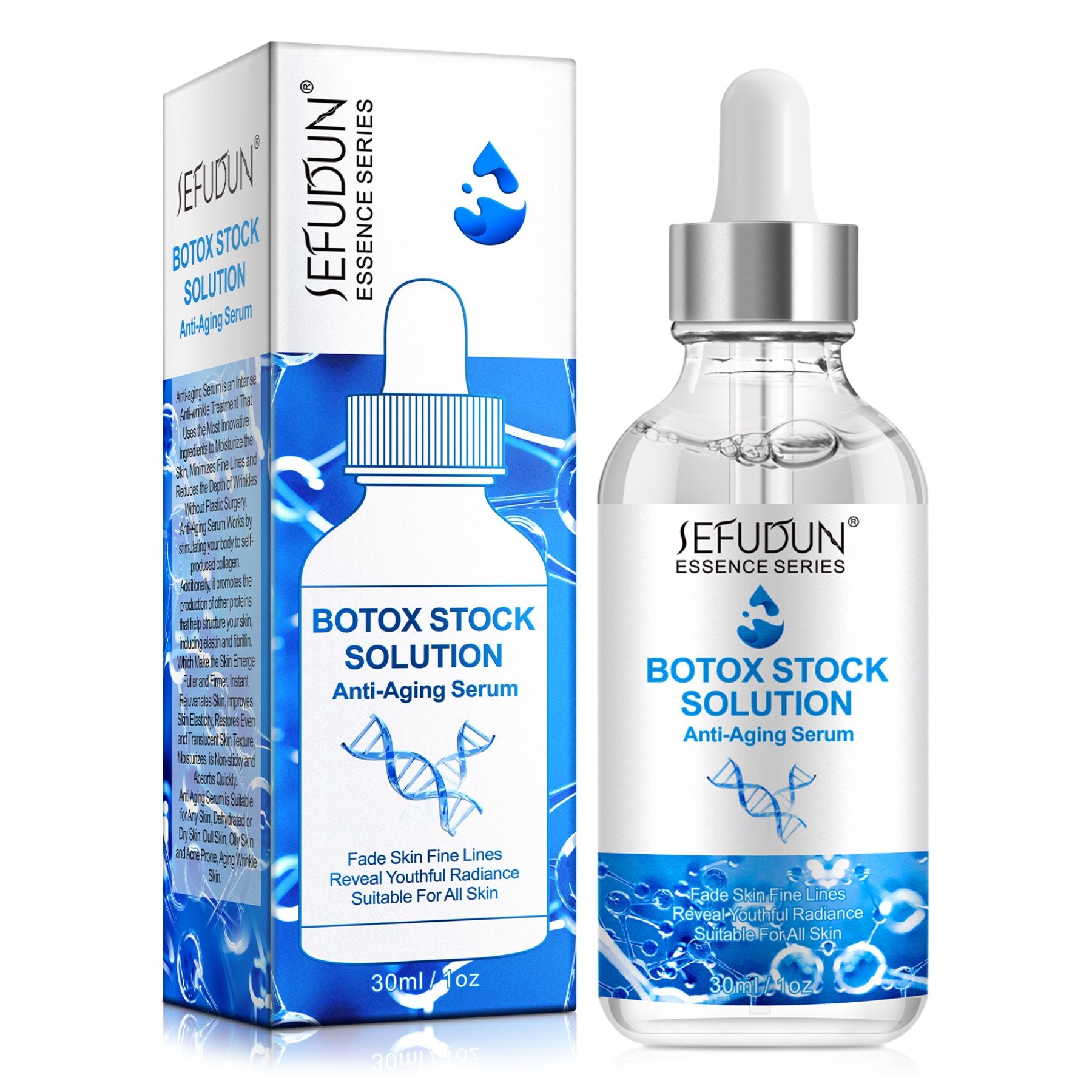 ALIVER Gesichtsserum Botox-Solution Anti-Aging für Gesicht