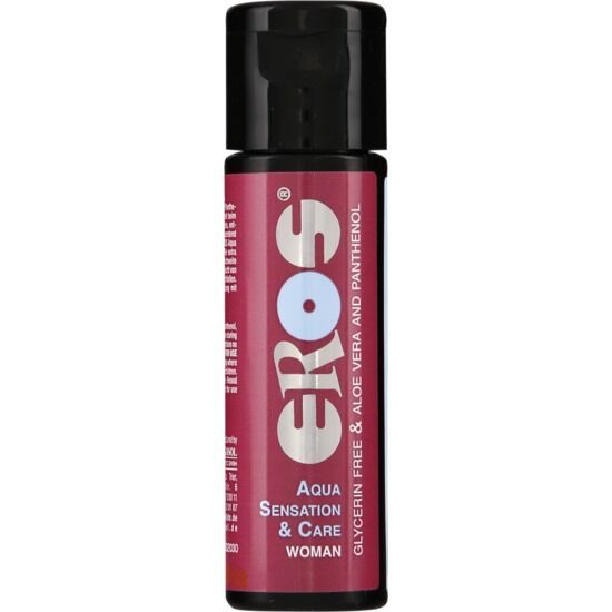 Eros Aqua Sensation & Care Gleitgel für Frauen, Glycerinfrei mit Aloe Vera und Panthenol.