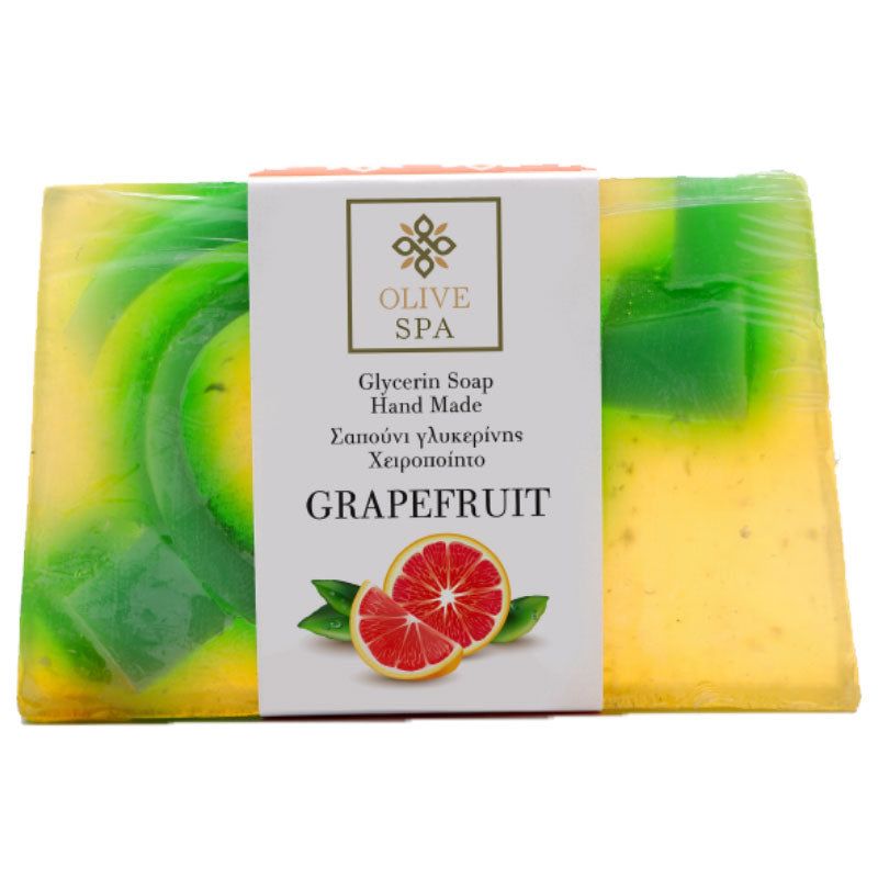 Olive-Spa - Handgemachte pflanzliche Glyzerinseife - Grapefruit