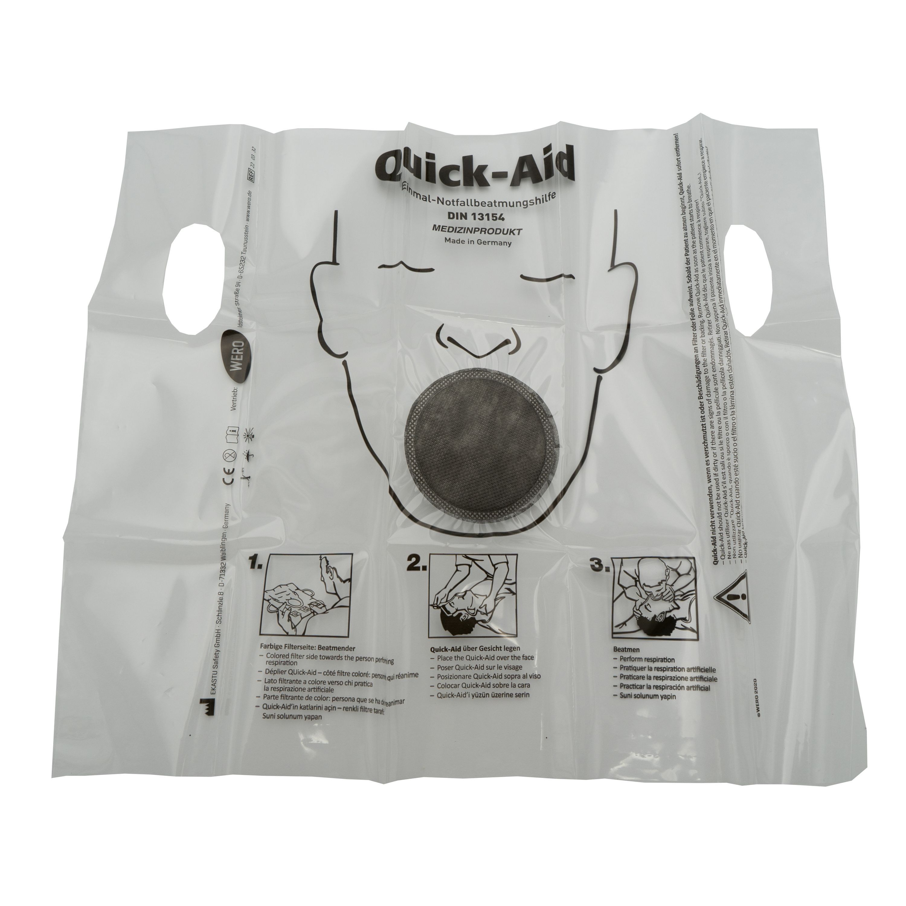 WERO Quick Aid Einmal-Notfallbeatmungshilfe