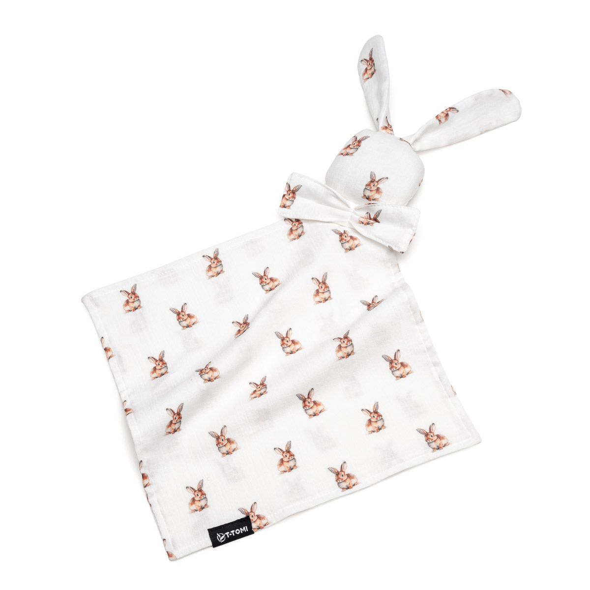 T-TOMI Musselinkuscheltuch Bunny