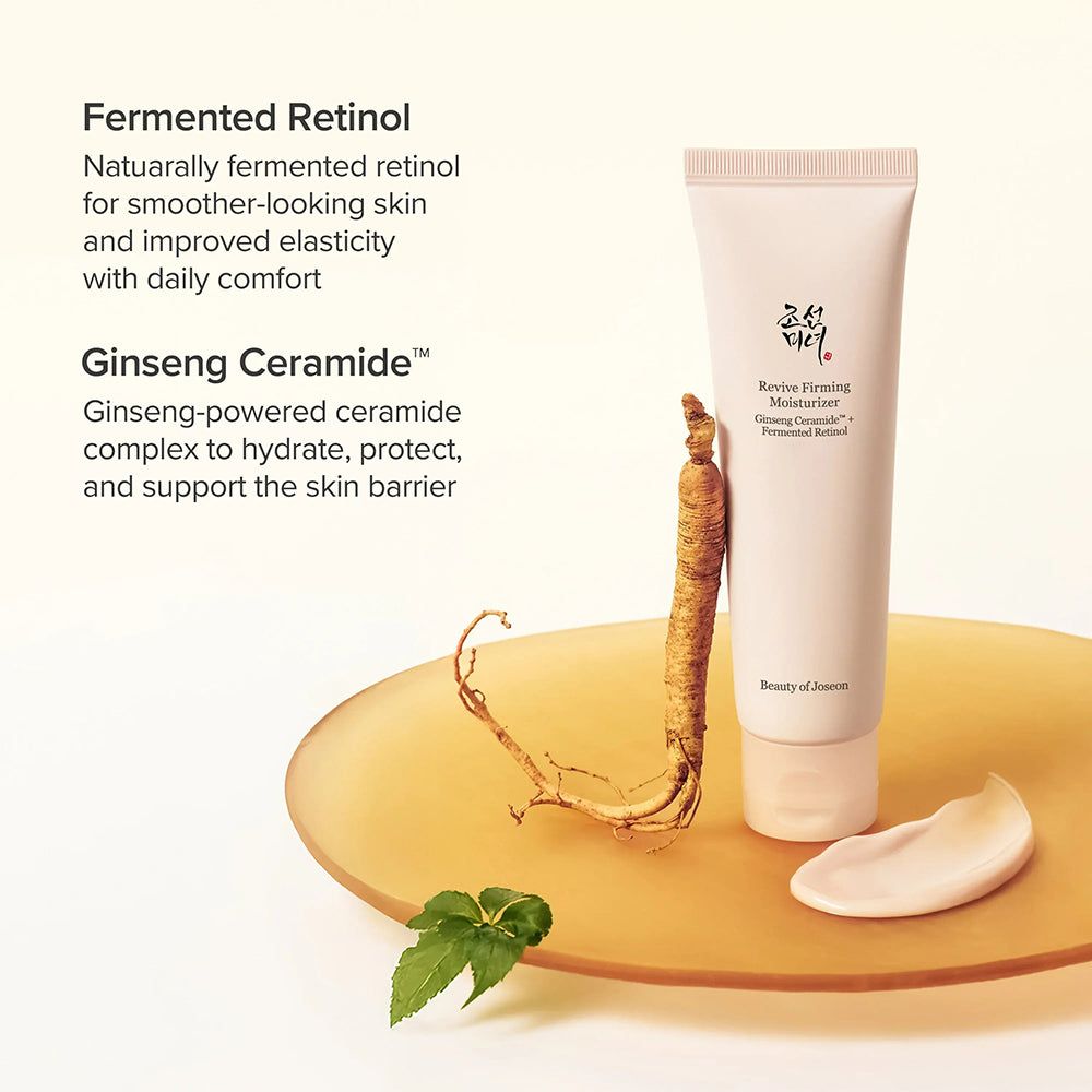 Tube der Beauty of Joseon Creme, mit Text über Inhaltsstoffe.