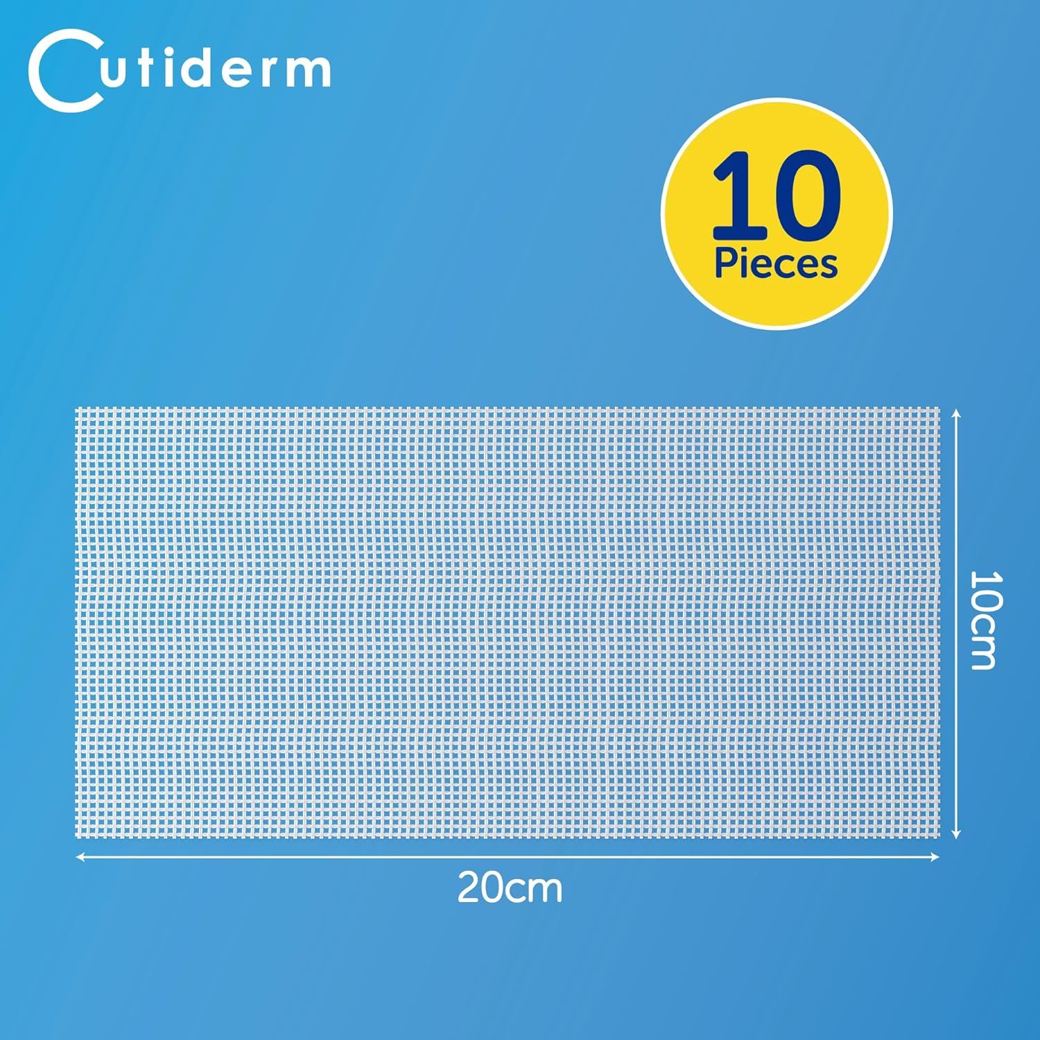 Cutiderm sterile Paraffingaze Kompresse 10 cm x 20 cm