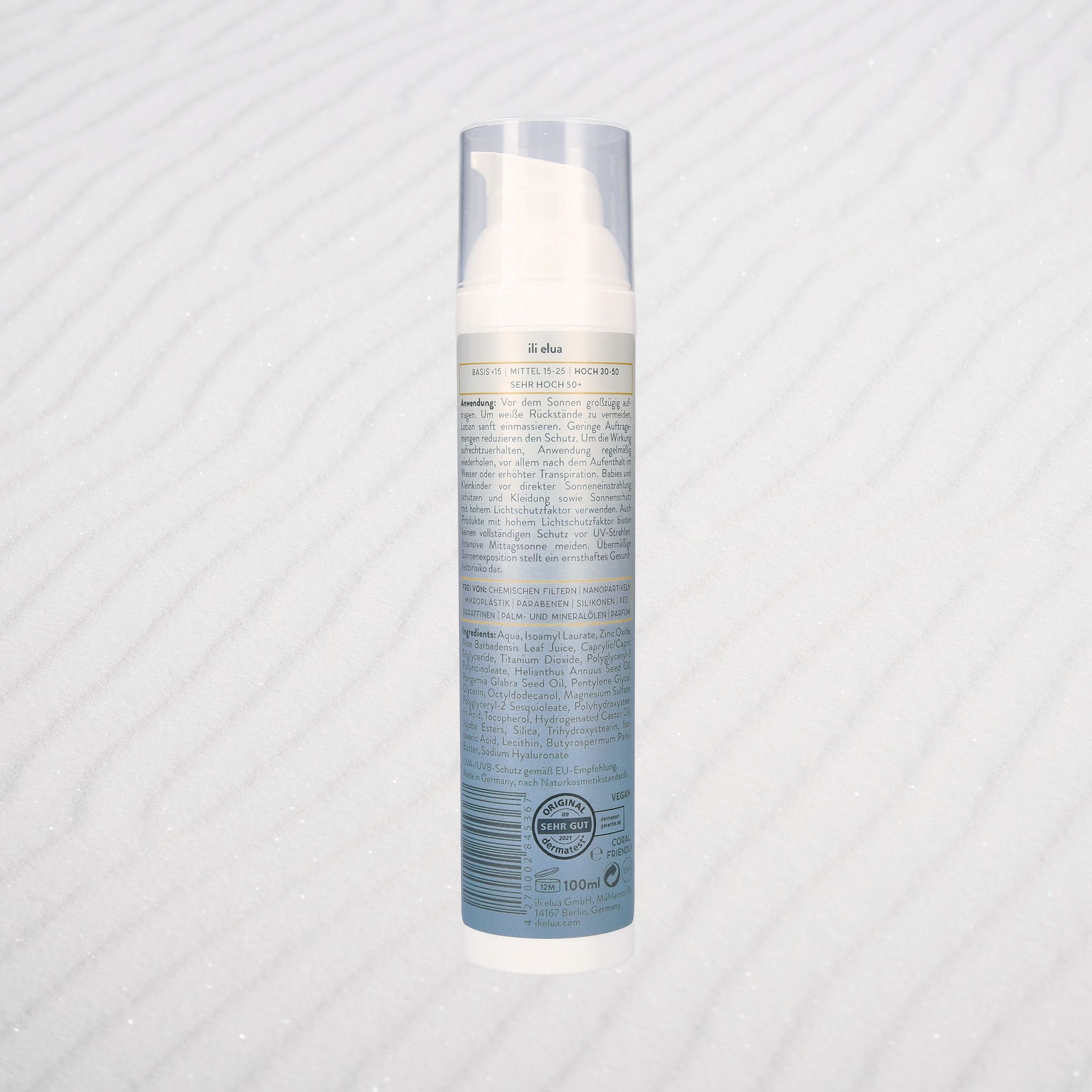 ili elua Mineralische Sonnencreme für empfindliche Haut LSF 30