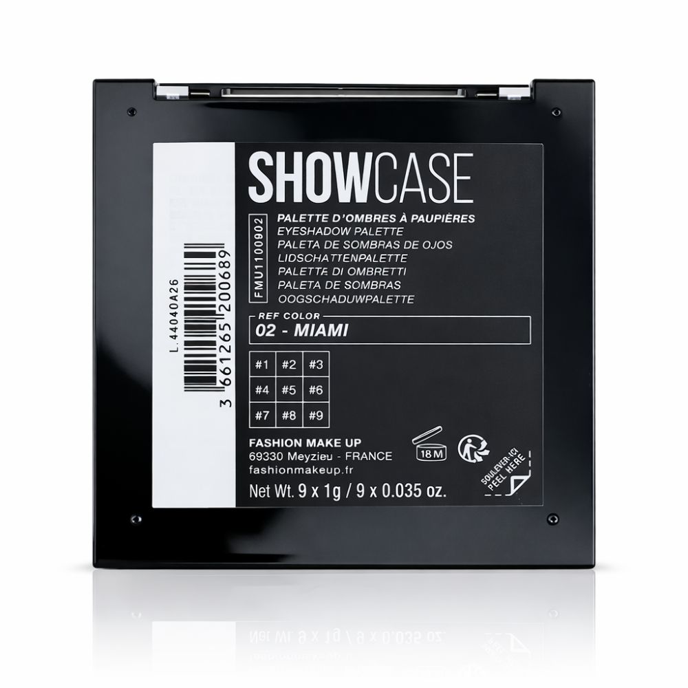 Fashion Make-up - Lidschattenpalette Showcase