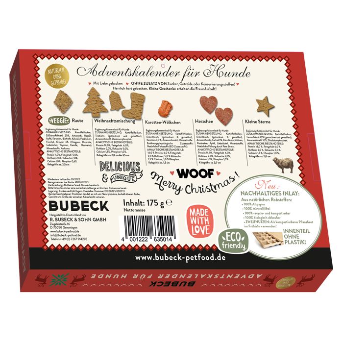 Hunde Adventskalender Hipster - BUBECK