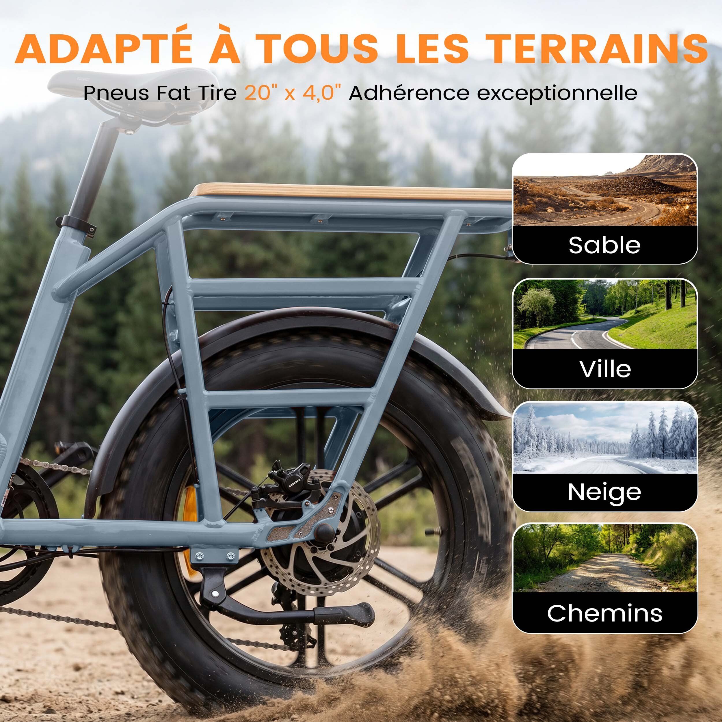 KINGBULL Voyager 2.0 E-Bike mit 48 V / 15 Ah herausnehmbarem Akku