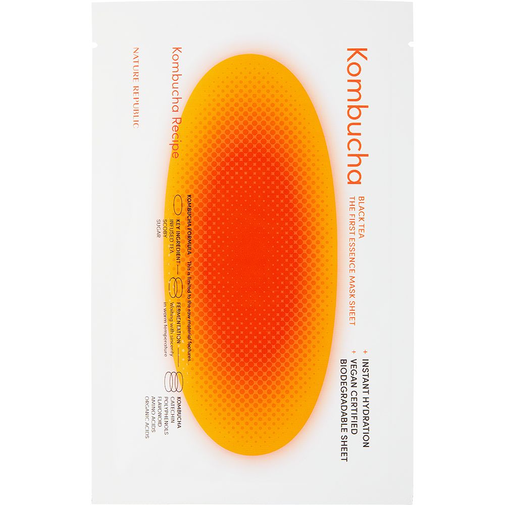 NATURE REPUBLIC Kombucha Black Tea The First Essence Sheet Face mask