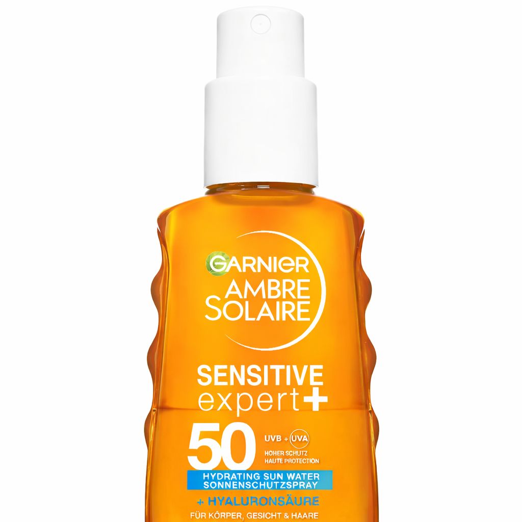 Garnier Ambre Solaire Sensitive Expert + Hydrating UV Water Sonnenschutzspray LSF 50