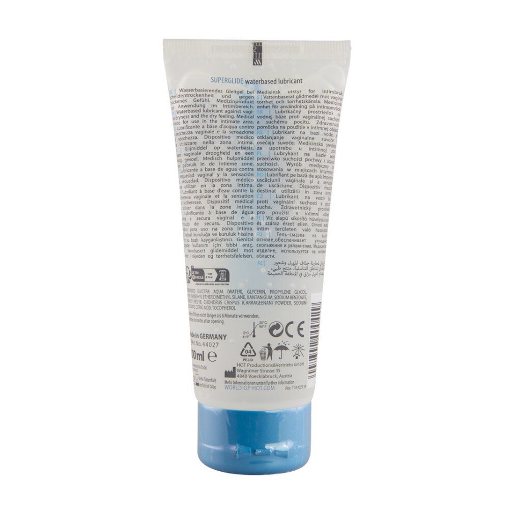 Tube mit wasserbasiertem Gleitmittel, 100ml.