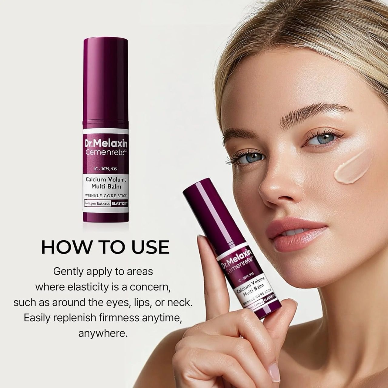 Dr.Melaxin Calcium Augen-Ritual Multi Balm und Eye Patch Set