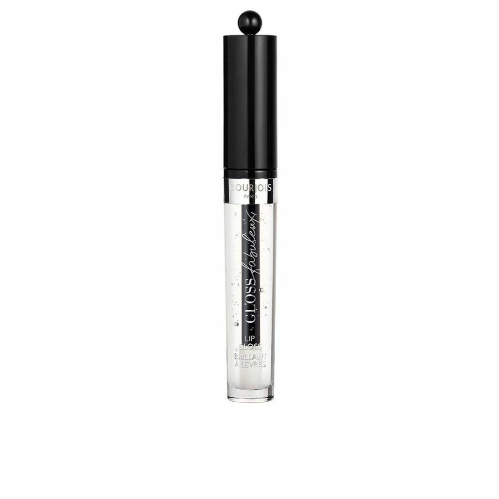 Klarer Lipgloss in durchsichtiger Tube mit schwarzem Deckel. Aufschrift: Gloss Fabuleux.