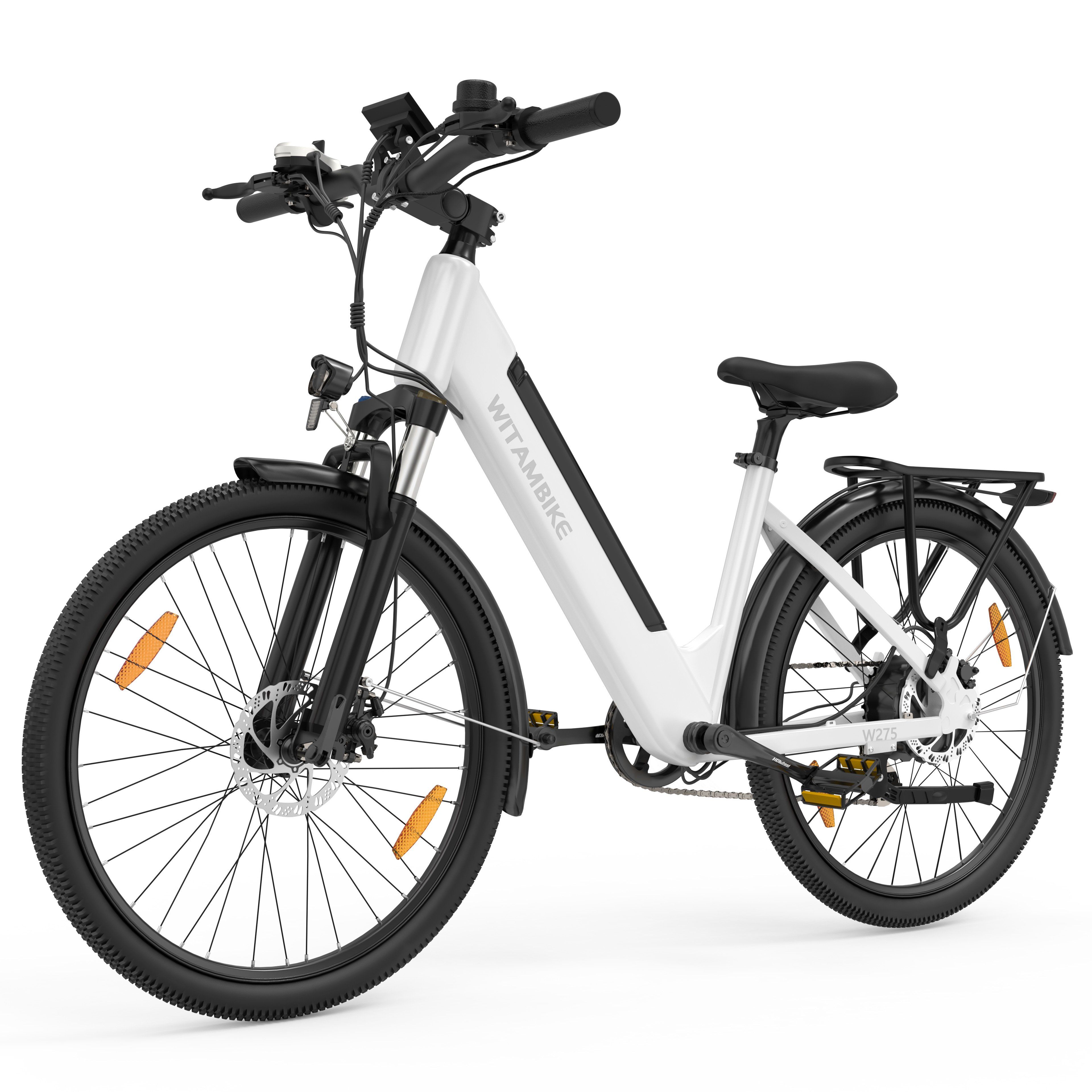 WITAMBIKE W275 E-Bike für Pendler, 36V 13Ah, 27,5" x 2,10 Reifen