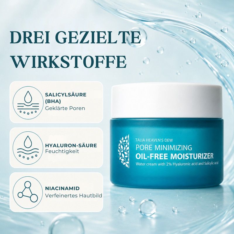TALIA - Ölfreie porenverfeinernde Creme