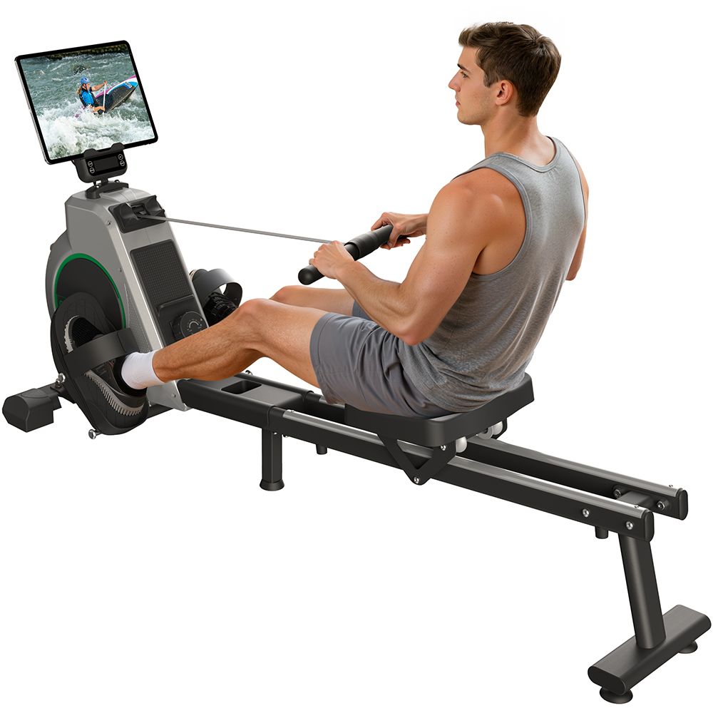 Magnetisches Rudergerät für Zuhause, 16 Widerstandsstufen – App-kompatibel
