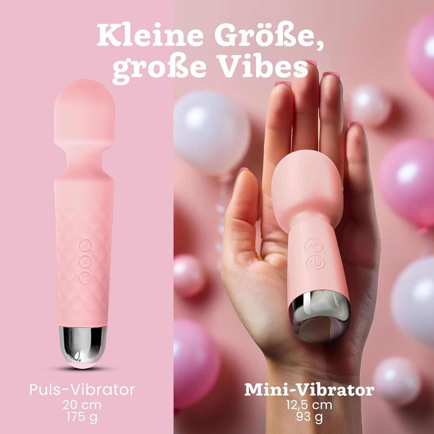 Oliver James Bullet Mini Vibrator Pastellrosa