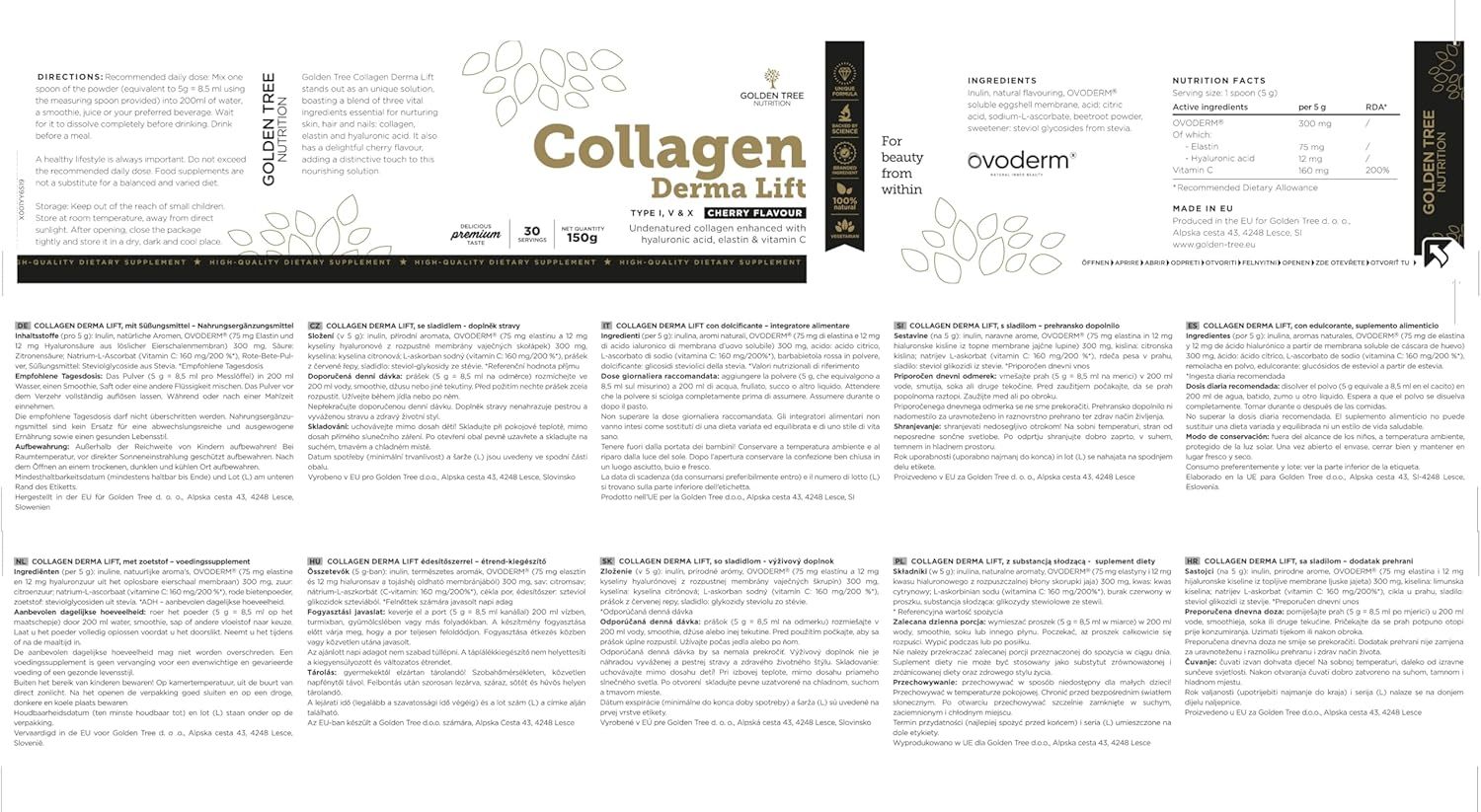 Golden Tree Collagen Derma Lift