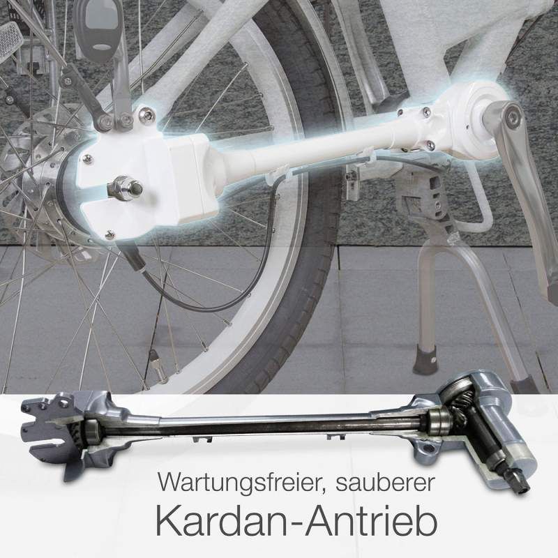 aktivelo Alu-Elektro-Faltrad »Kardani«, 20 Zoll, 7-Gang