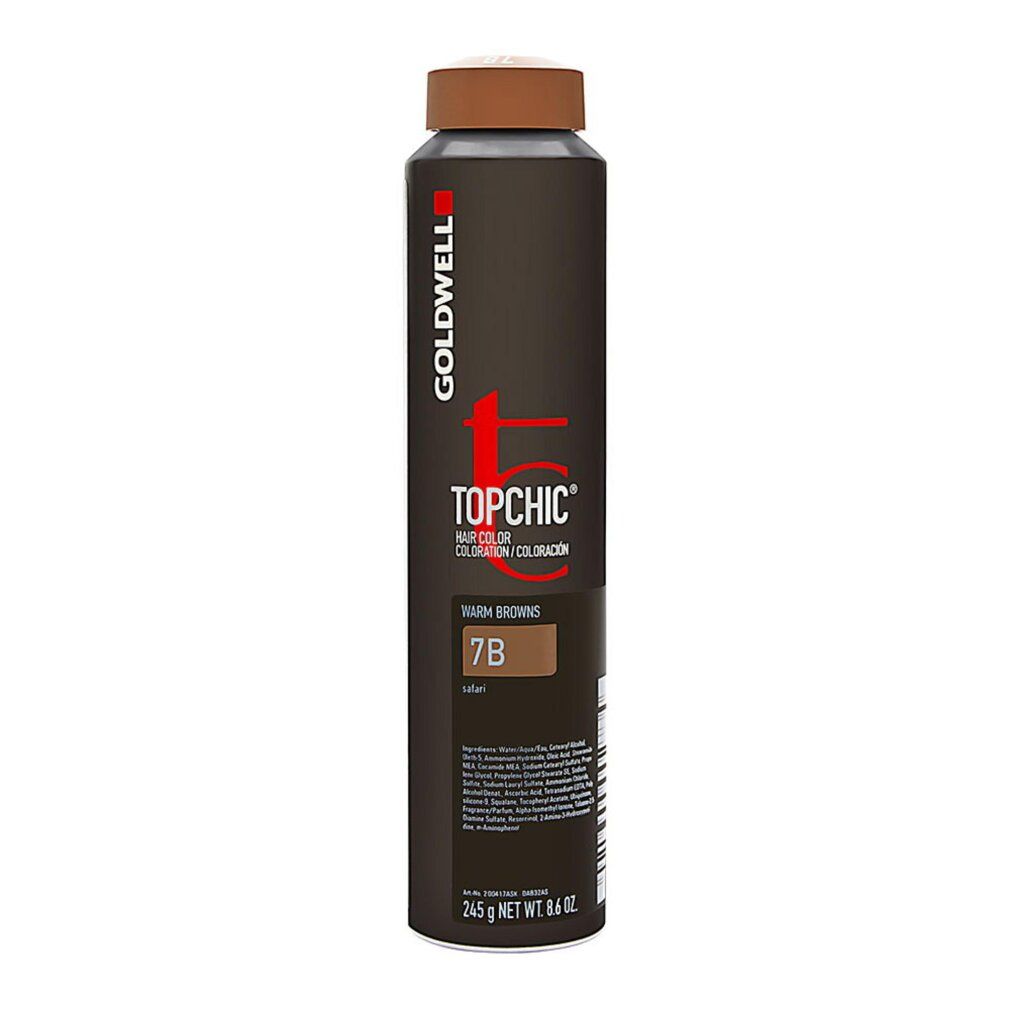 Goldwell, TopChic, permanente Haarfarbe, 7B, mittelblondes Beige