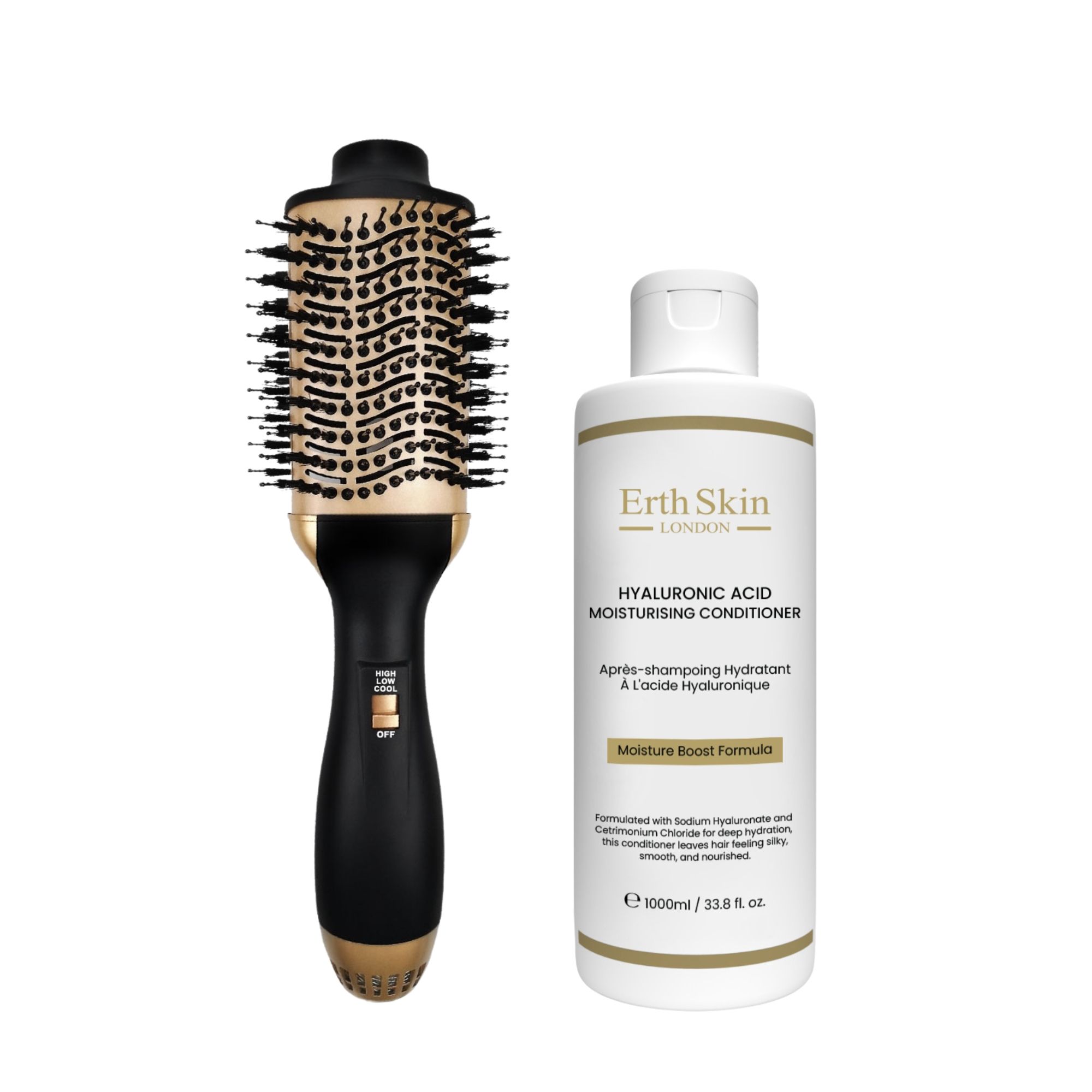 ErthSkin London Haarstylingbürste EU Duo Hyaluron