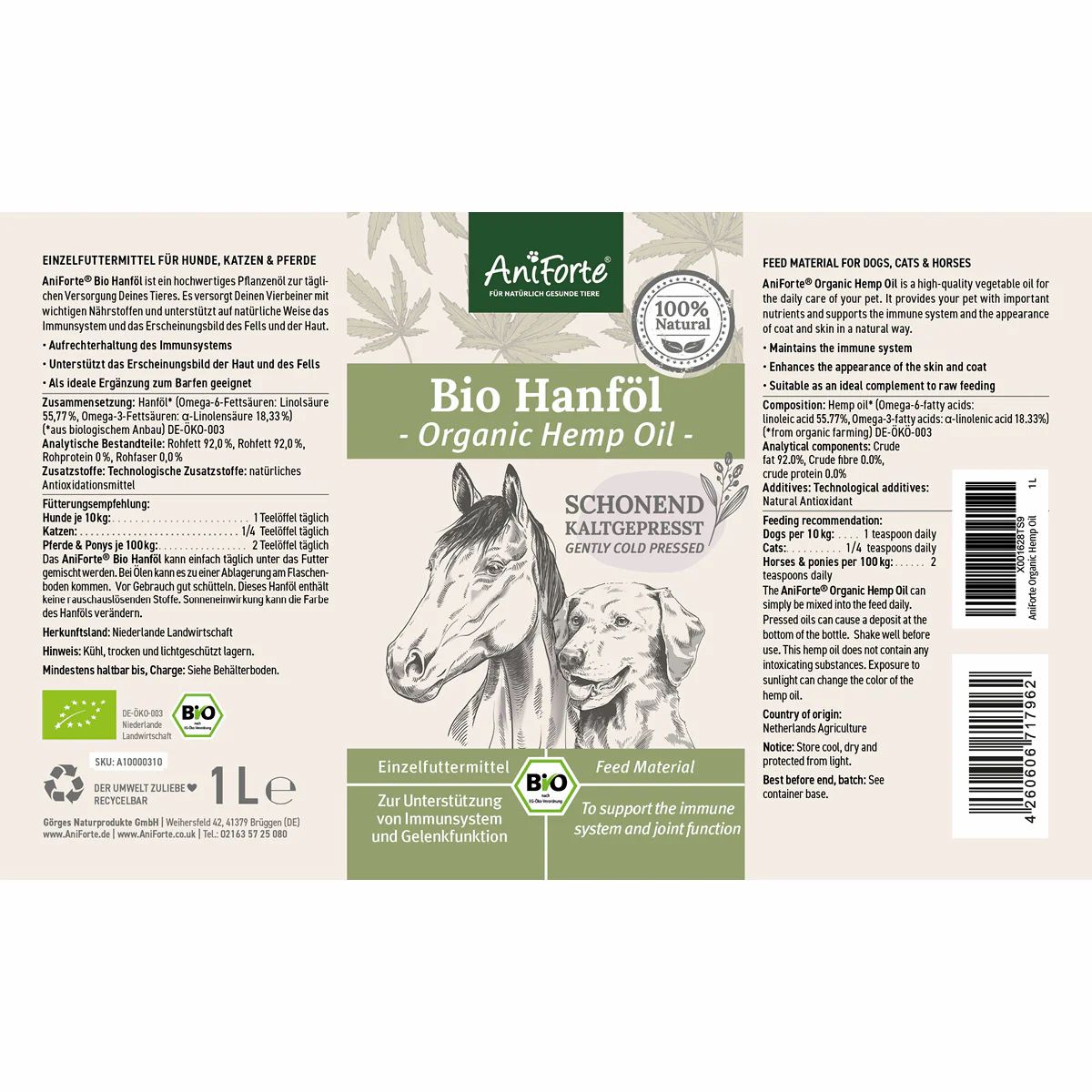 Bio Hanföl - AniForte®