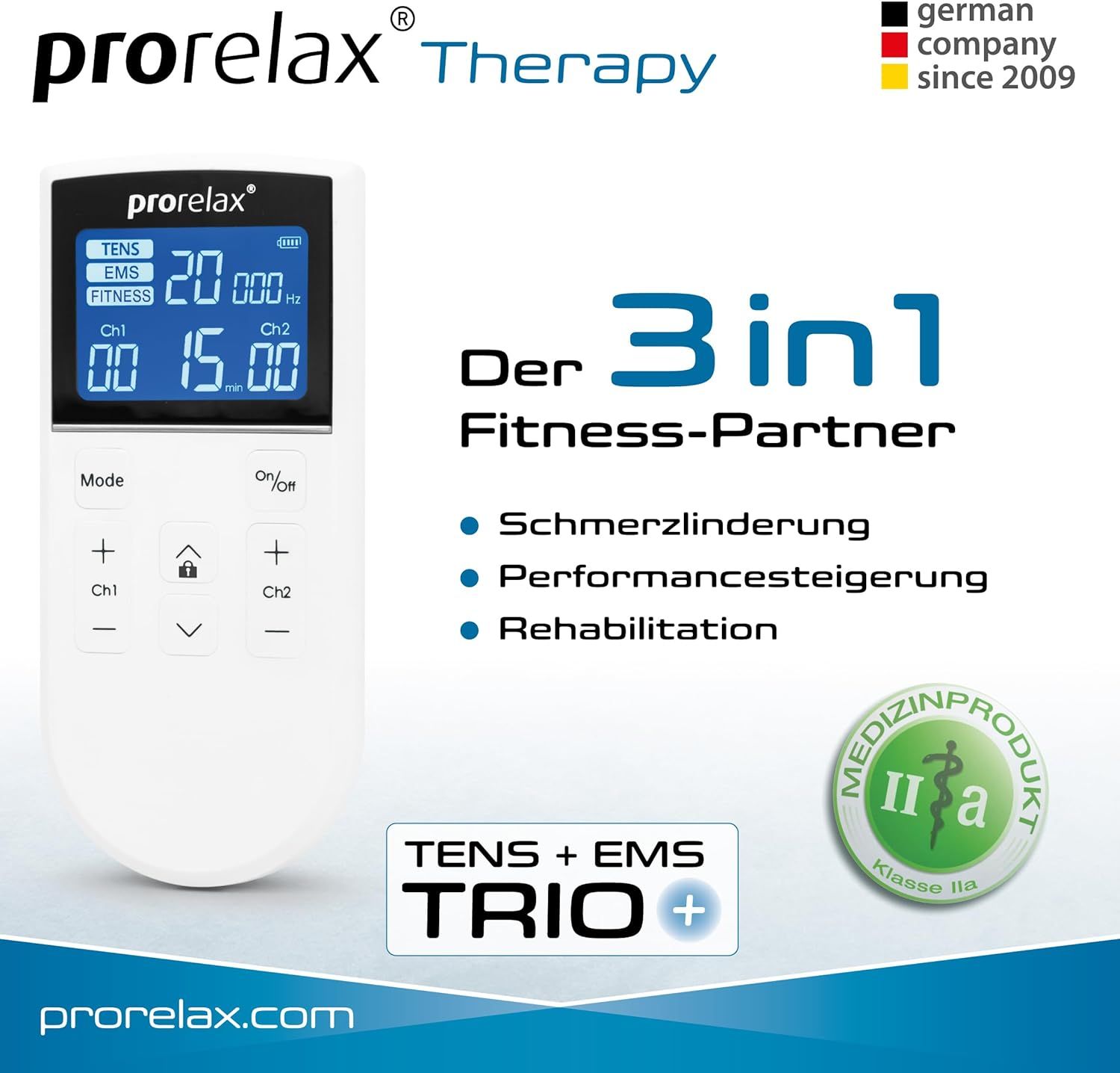 prorelax TENS/EMS Trio+