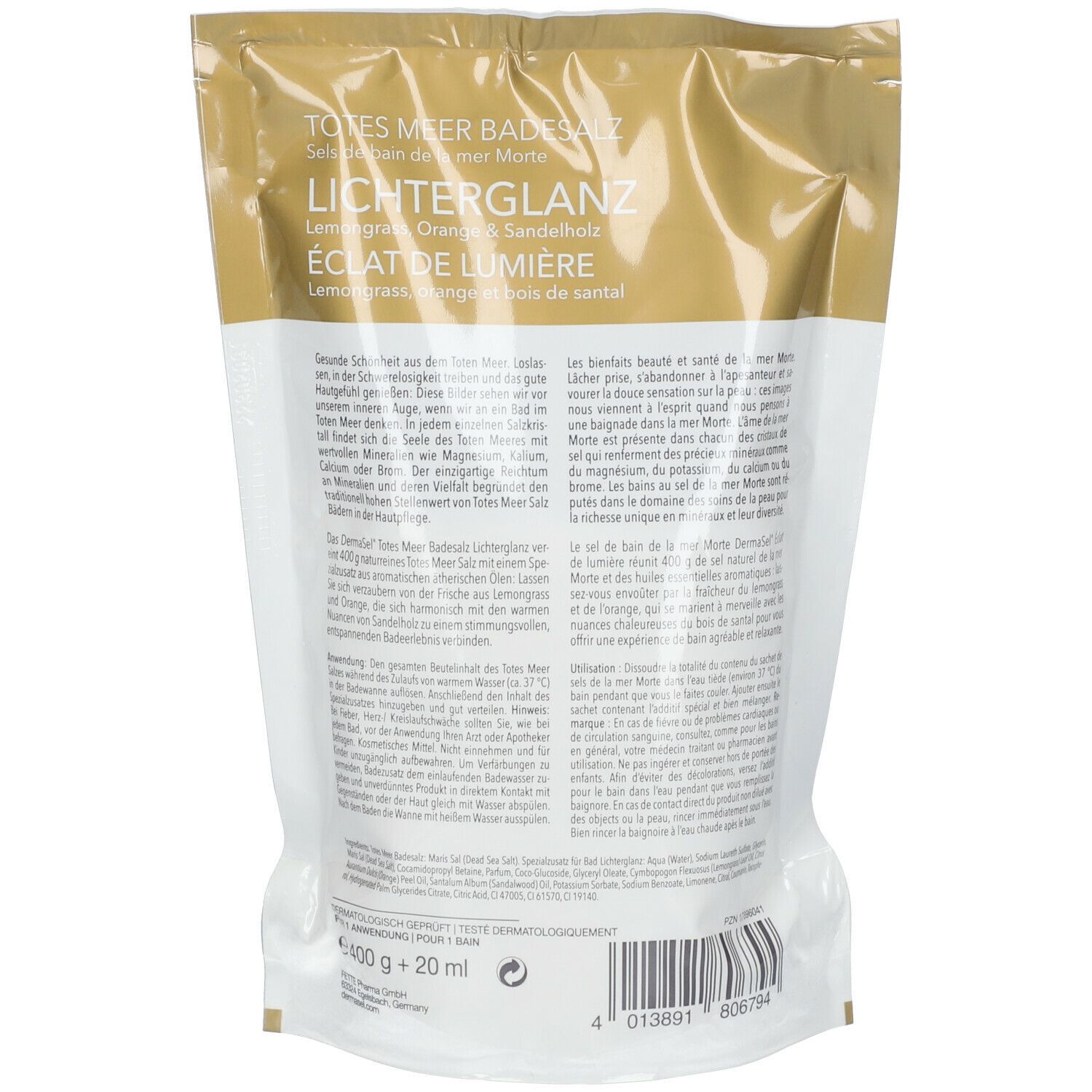 DERMASEL® Totes Meer Badesalz Lichterglanz