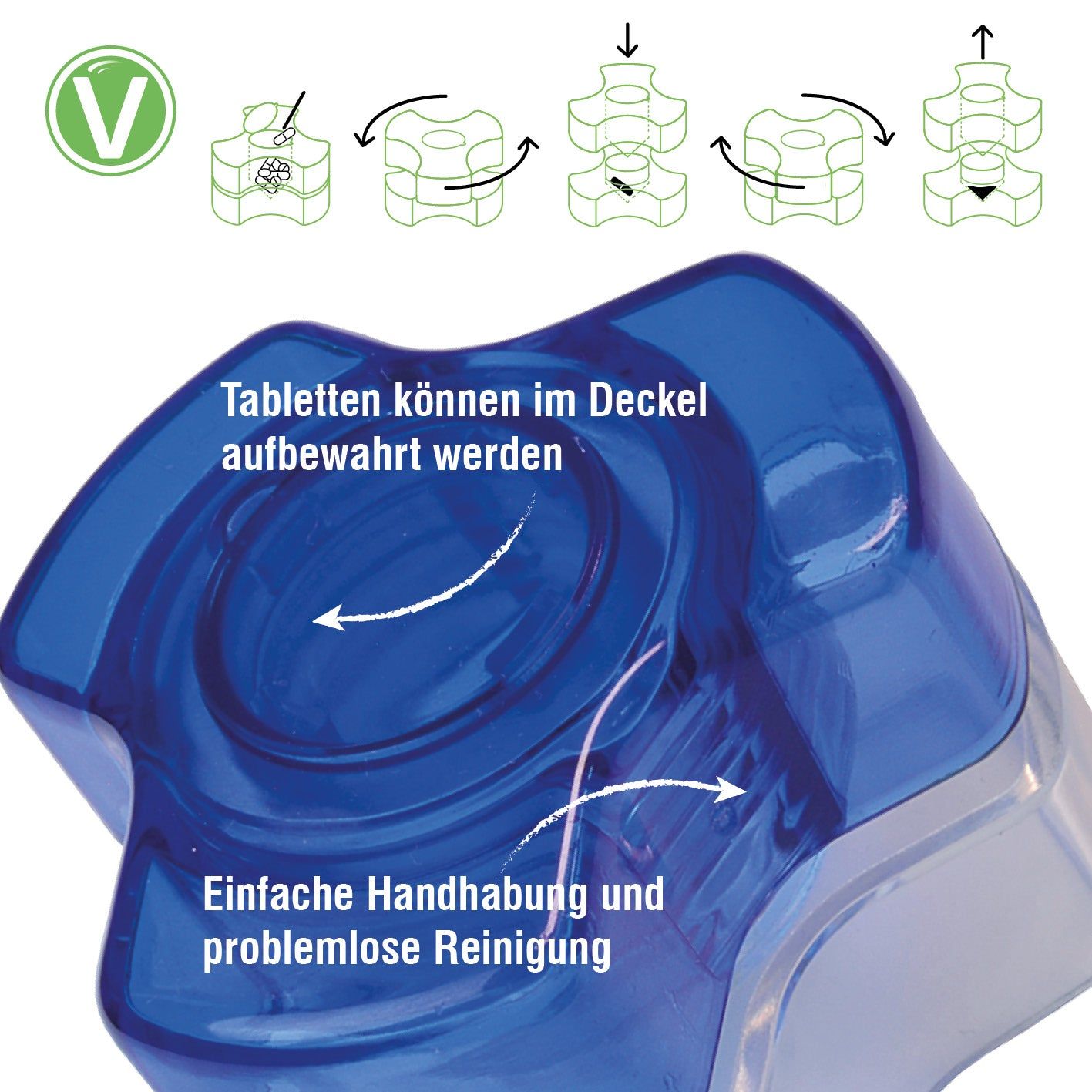 Vetlando Tablettenmörser