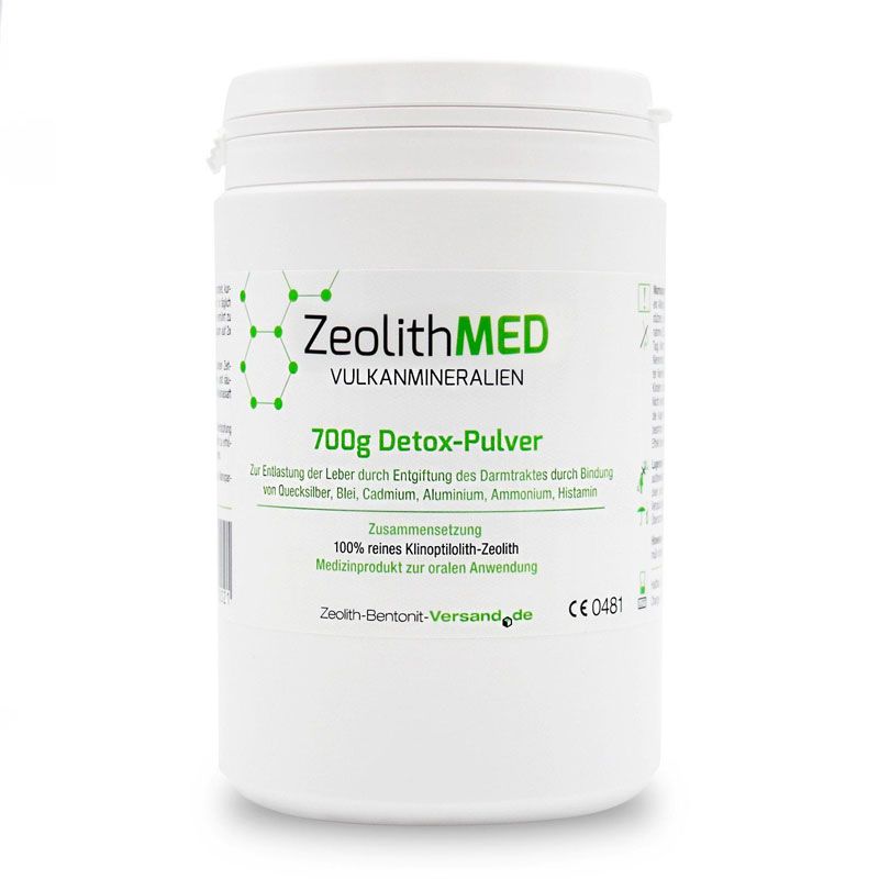 Zeolith MED Pulver, 100% reines Klinoptilolith-Vulkanmineral