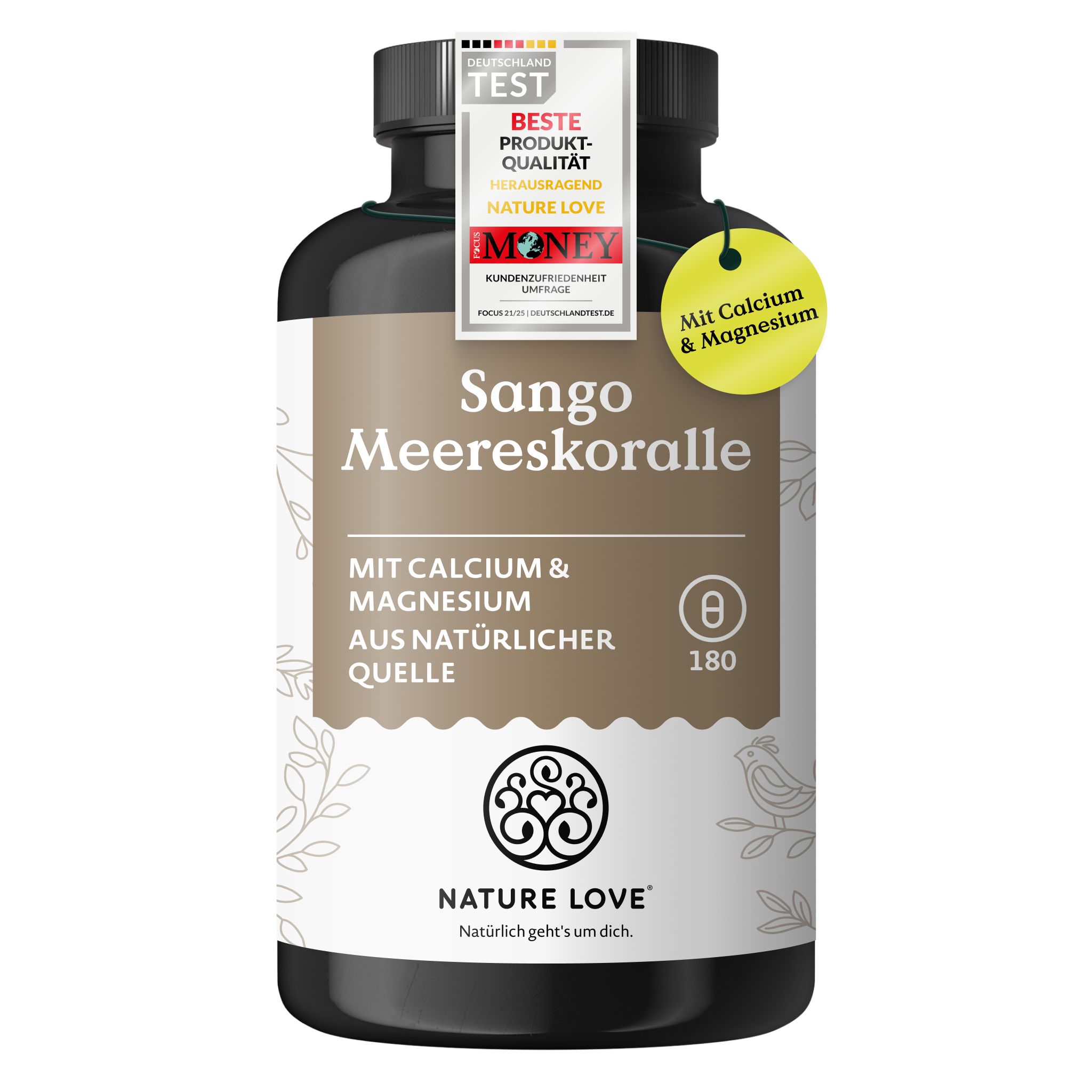 NATURE LOVE Sango Meereskoralle: Beste Produkt-Qualität. Mit Calcium & Magnesium aus natürlicher Quelle.
