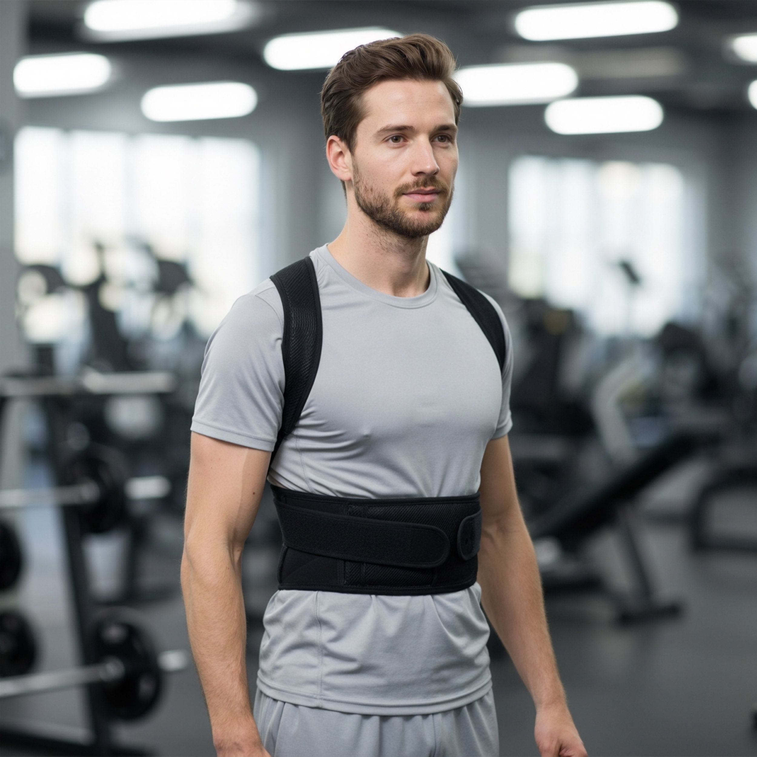 Haltungs­korrektor für Rücken & Schultern – Verstellbare, Atmungsaktive Rückenstütze – Größe L-XL